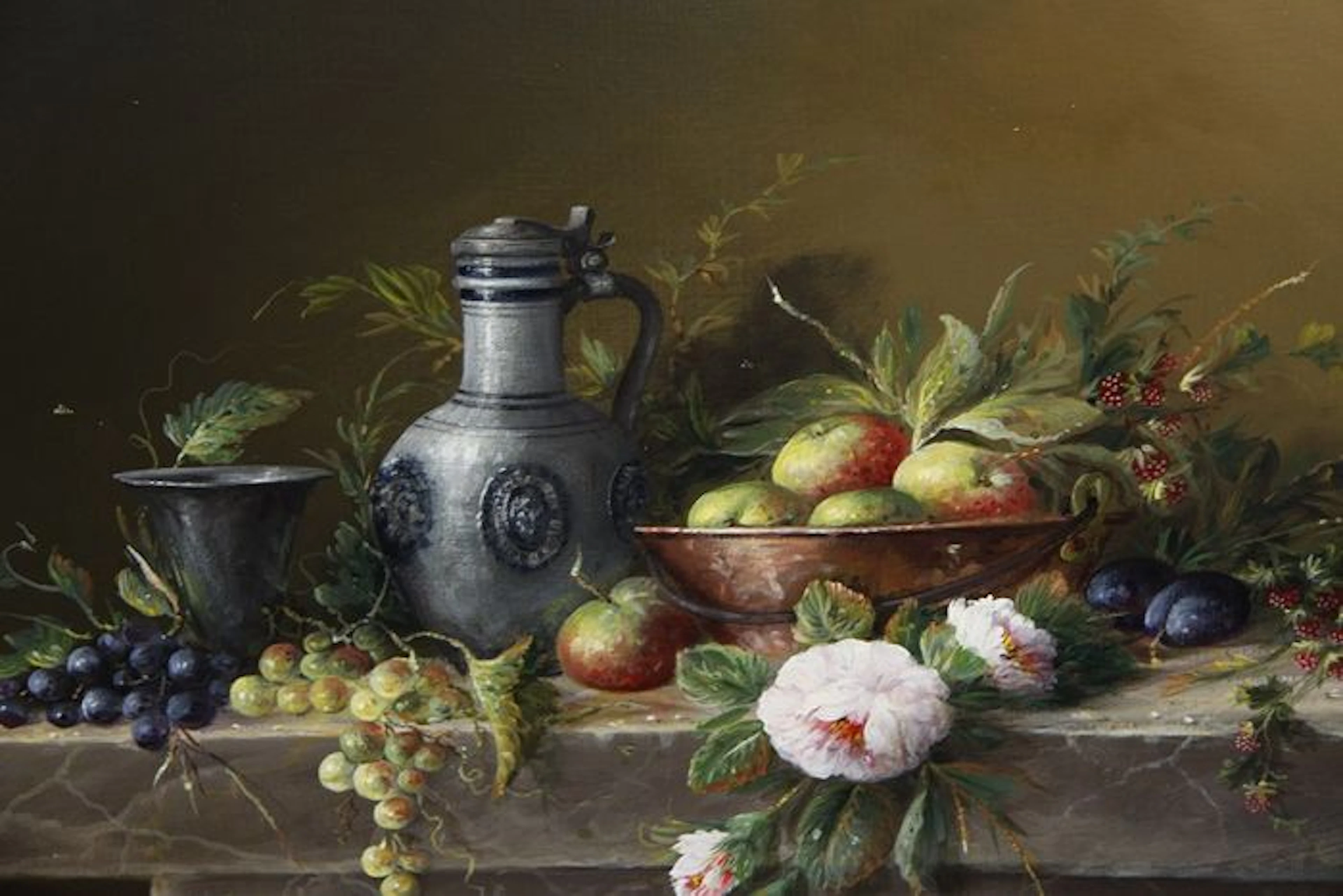 Thomas Heesakkers (born 1946) - Groot pronkstilleven