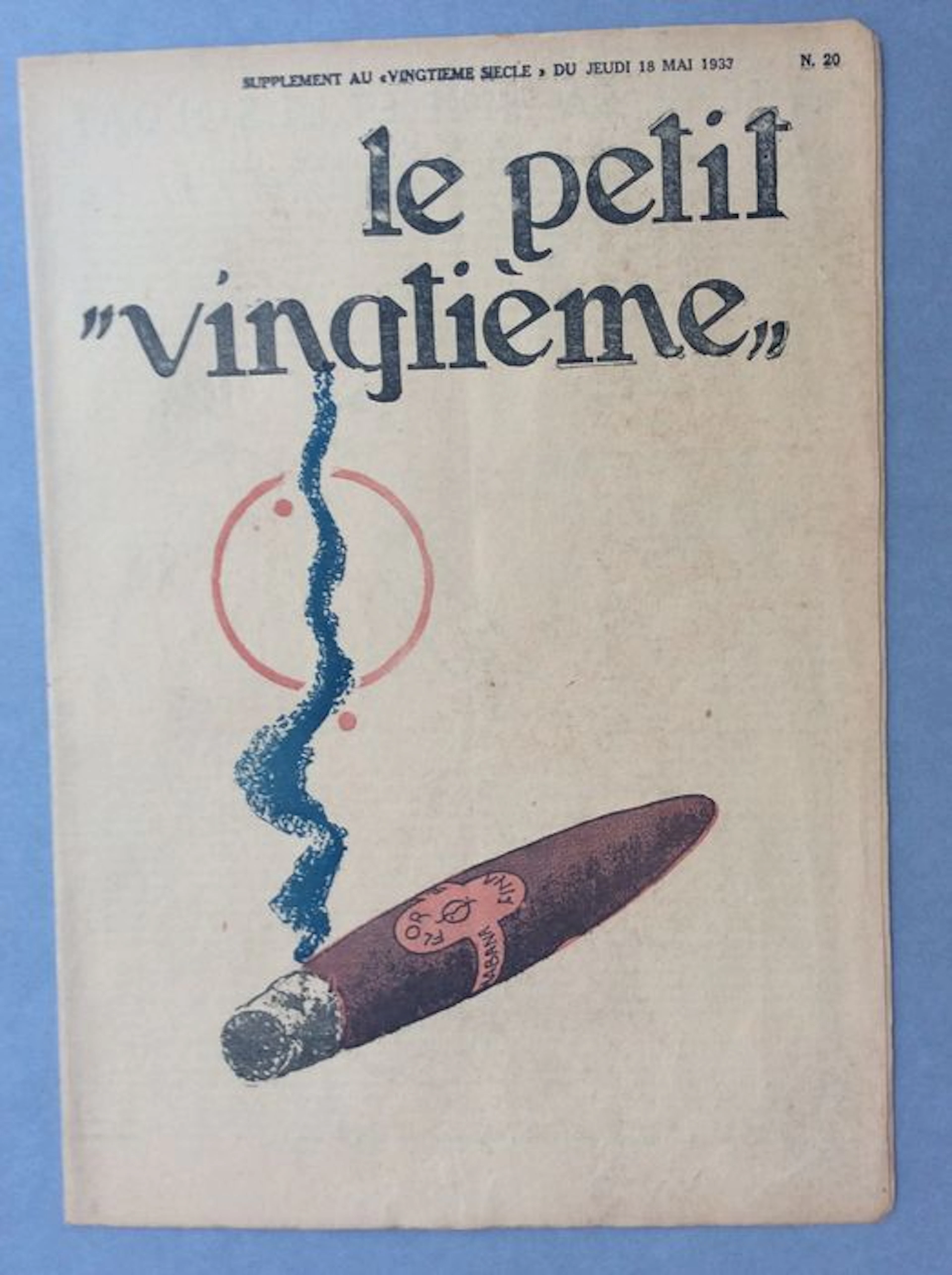Tintin - Le Petit Vingtième 20 - B - EO (1933)