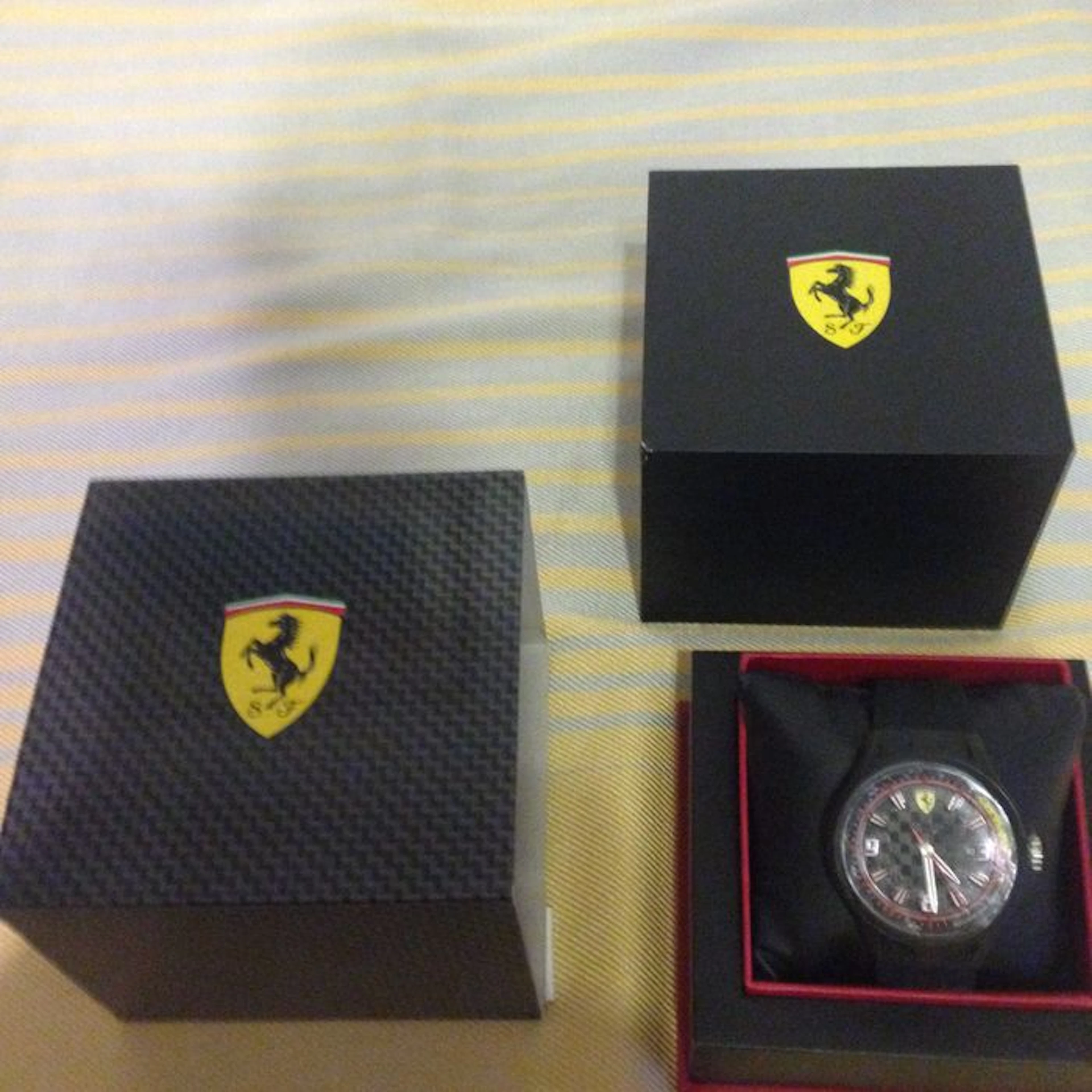 Ferrari - Men's wirstwatch - Pit Stop - Balck/Carbon dial