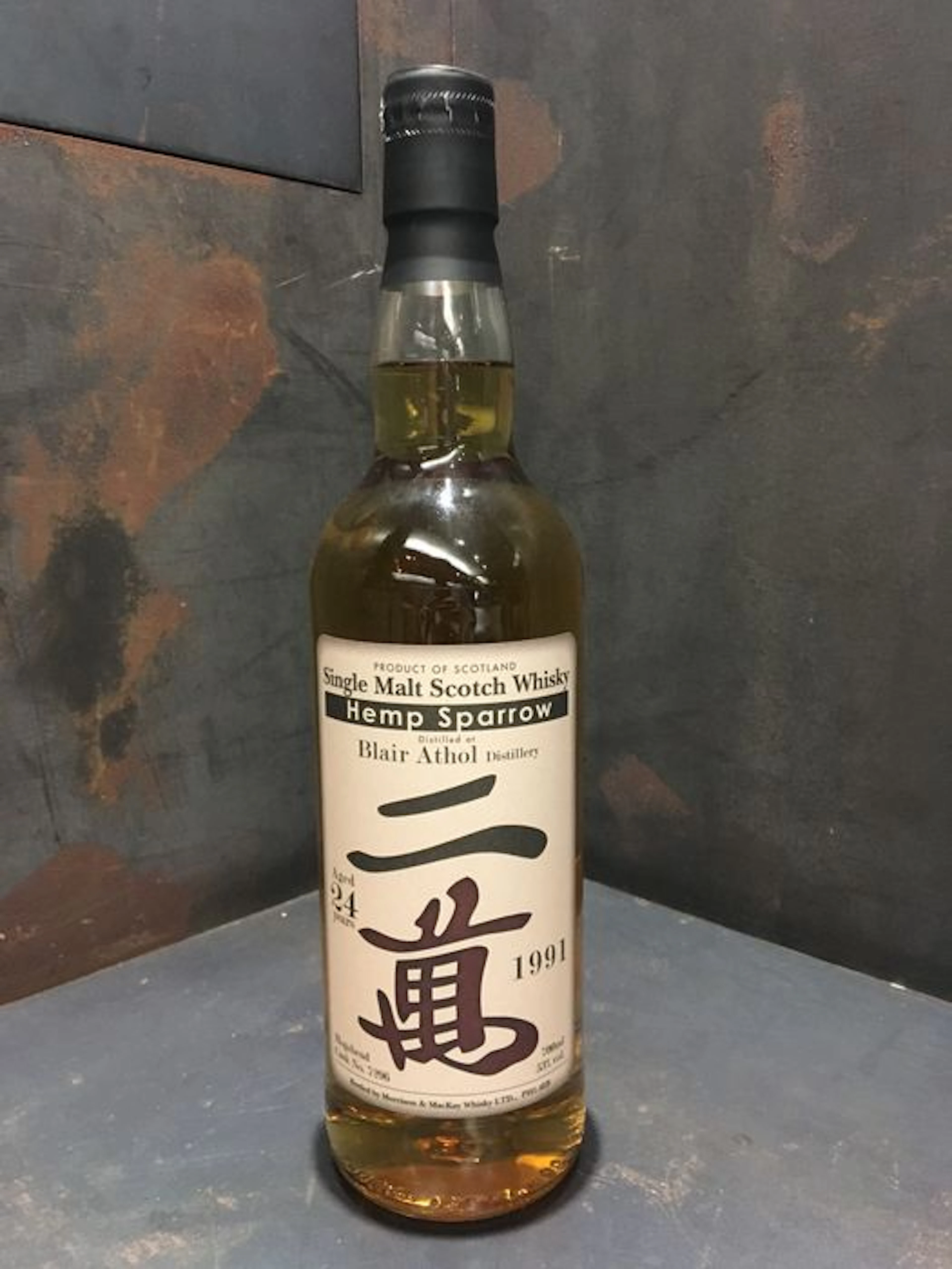 Blair Athol 1991 Hemp Sparrow 24 Year Old #7296 -Chinese Game Mahjong Series