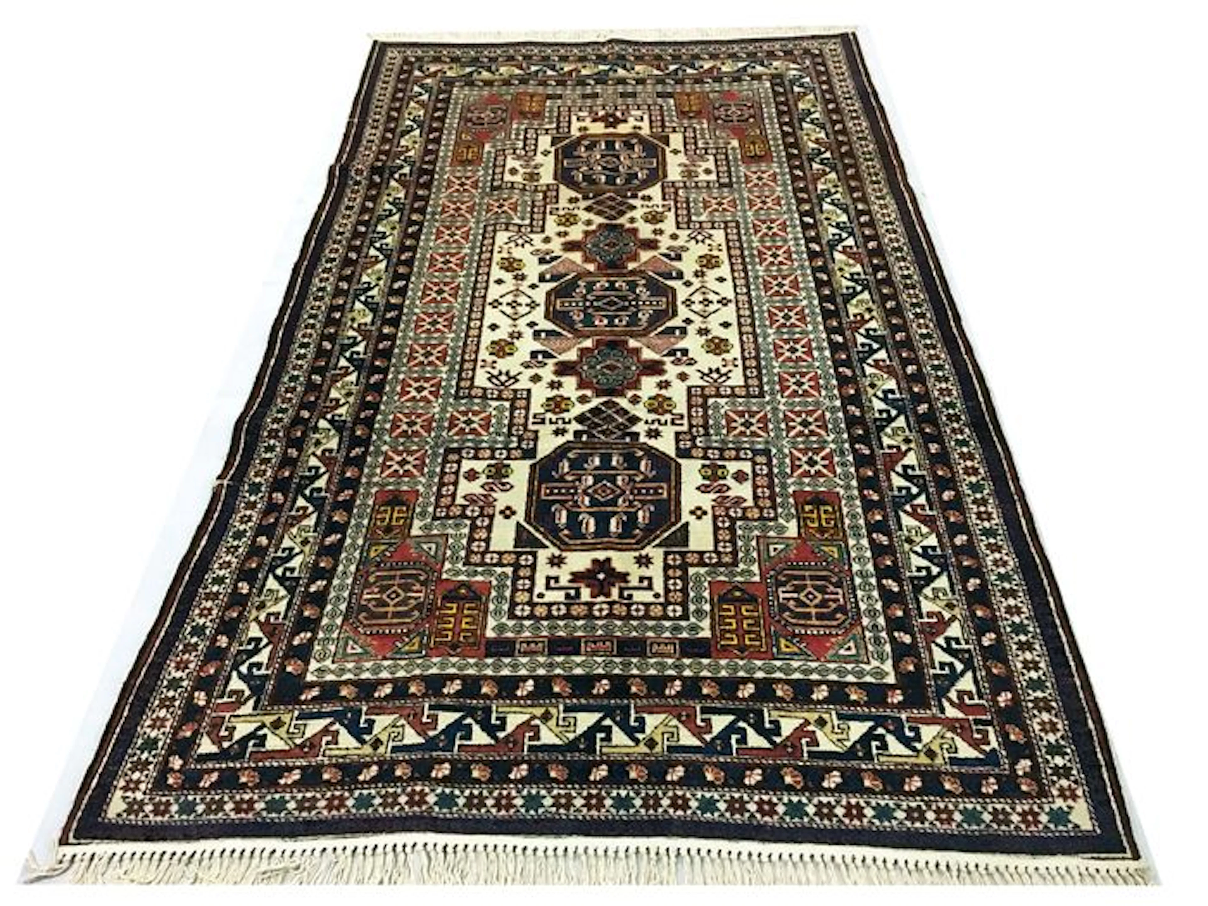 Tapis d'Orient fait main: Kazak ancien 275x165 cm