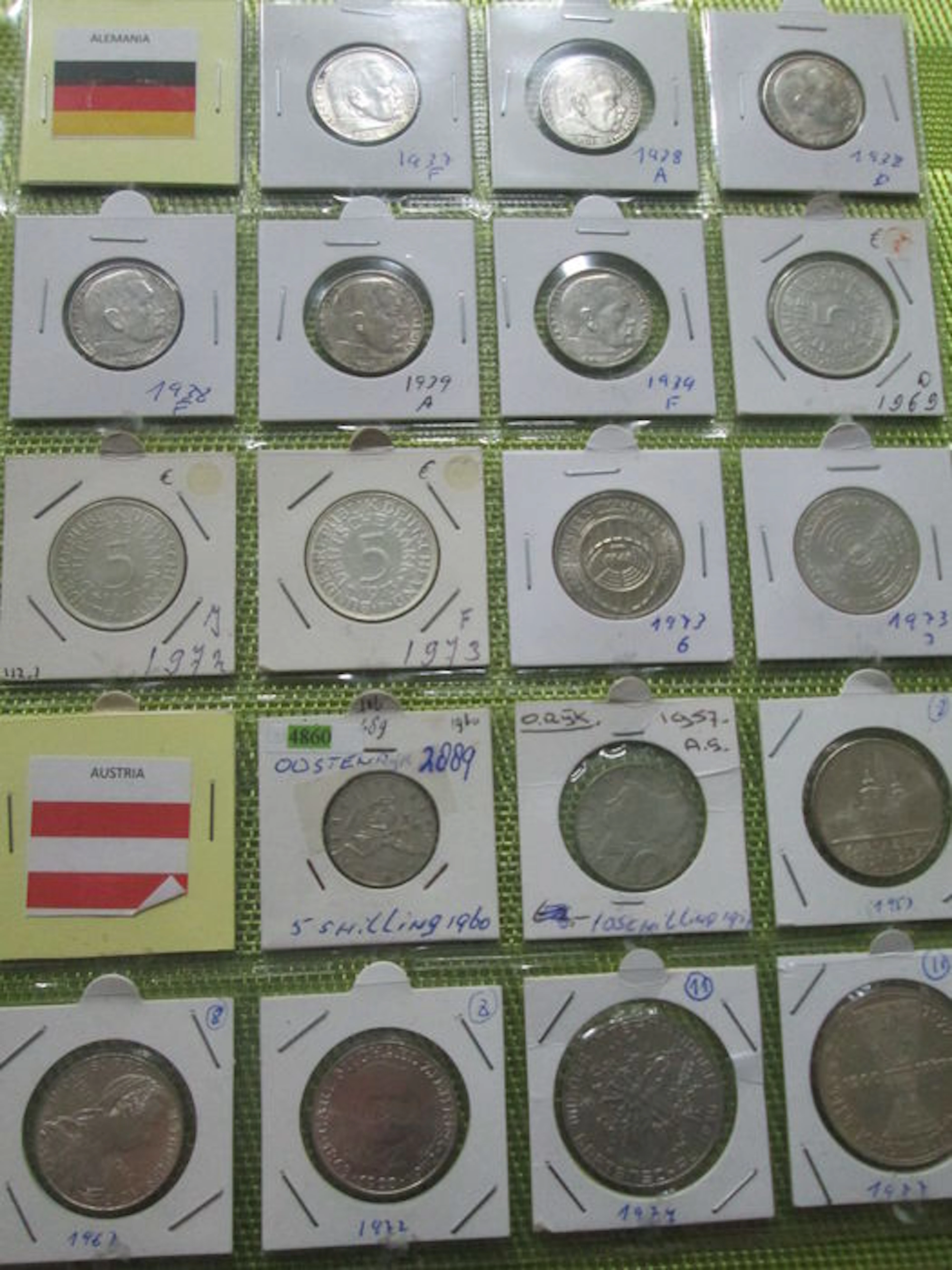 Europa – Batch of 53 silver coins 1870/1977