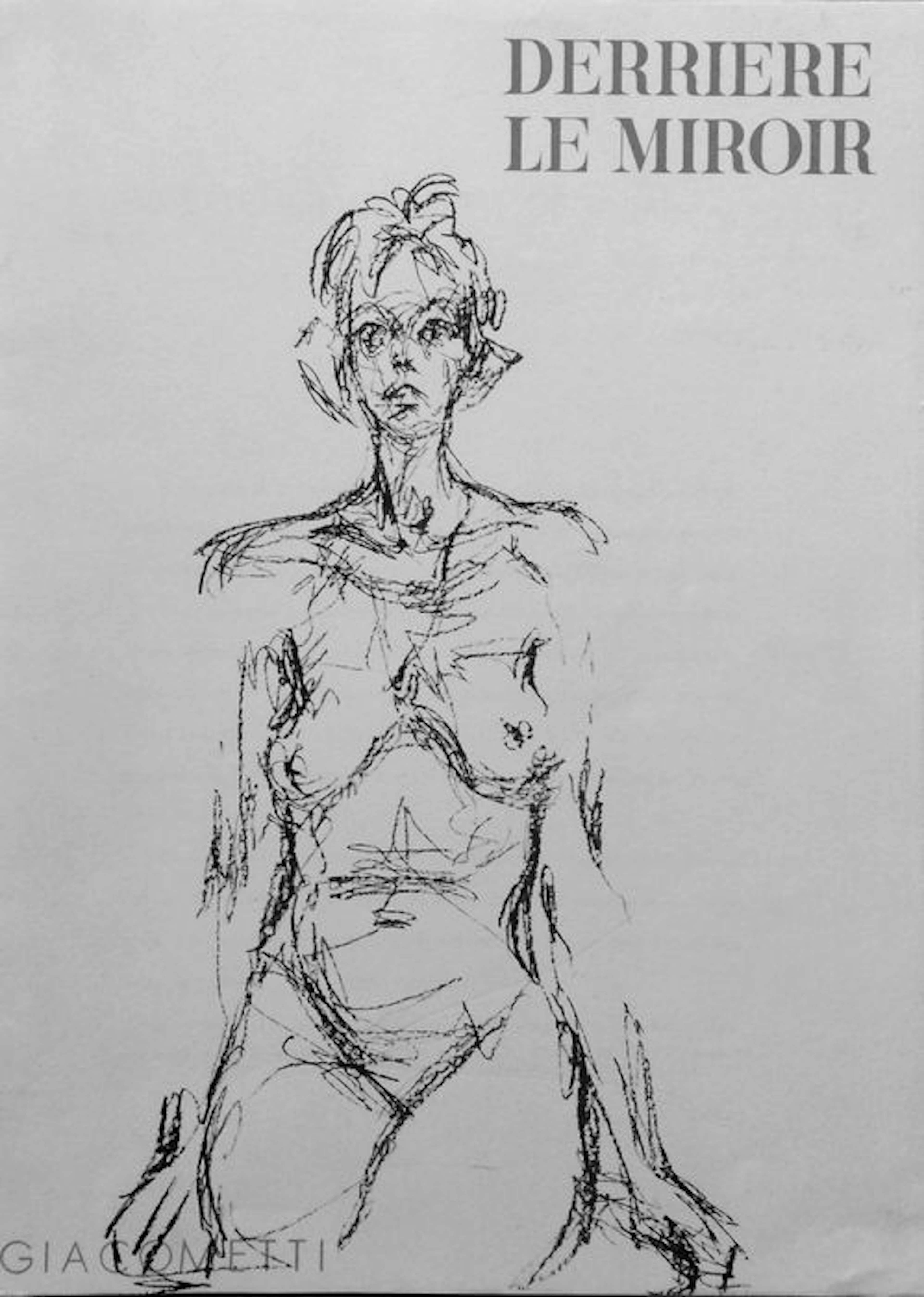 Derrière le Miroir; Alberto Giacometti (no. 127) - 1961