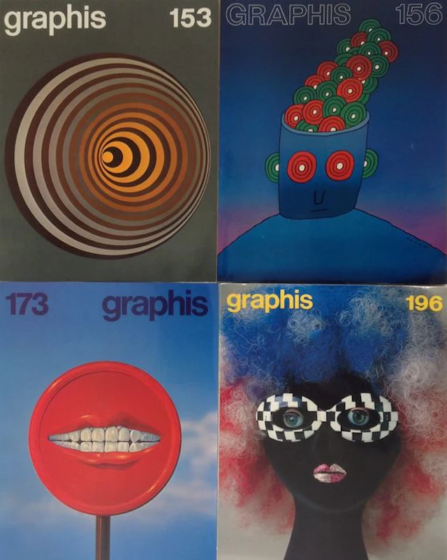 Graphis; Lot with 89 issues - 1968/1983