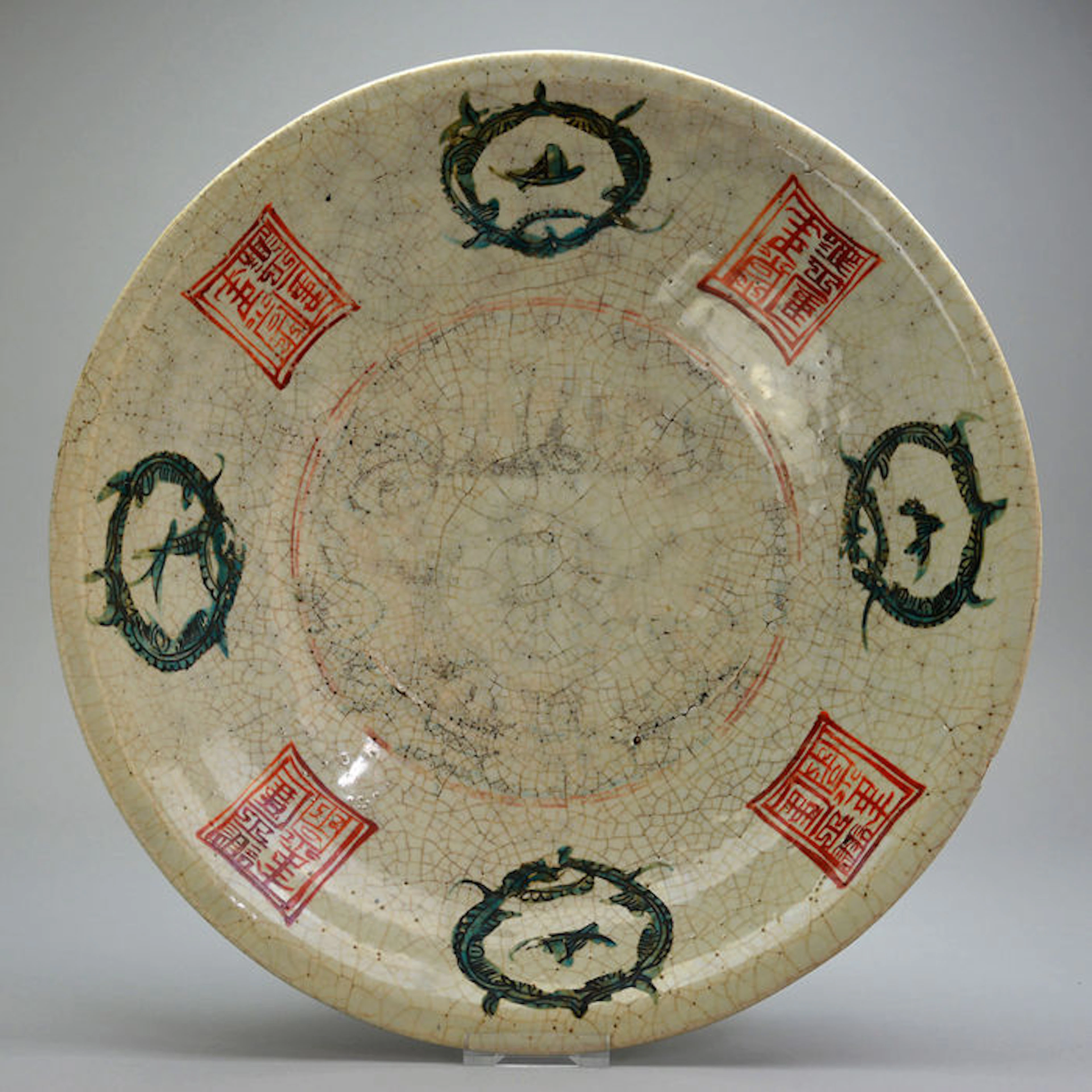 Kapitale Swatow schotel - China - Ming dynastie (1368-1644)