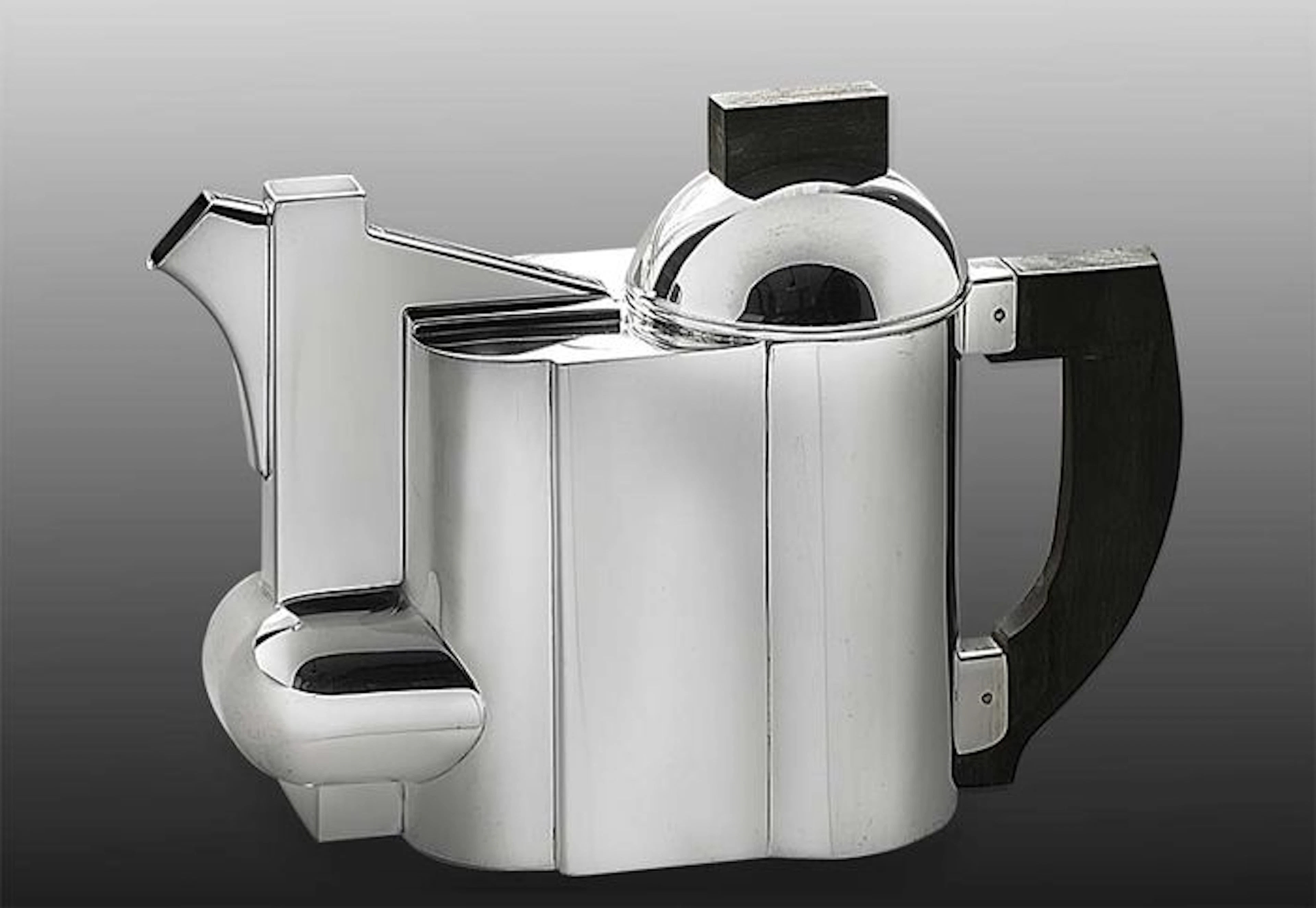 Rossi & Arcandi for Cleto Munari - silver teapot