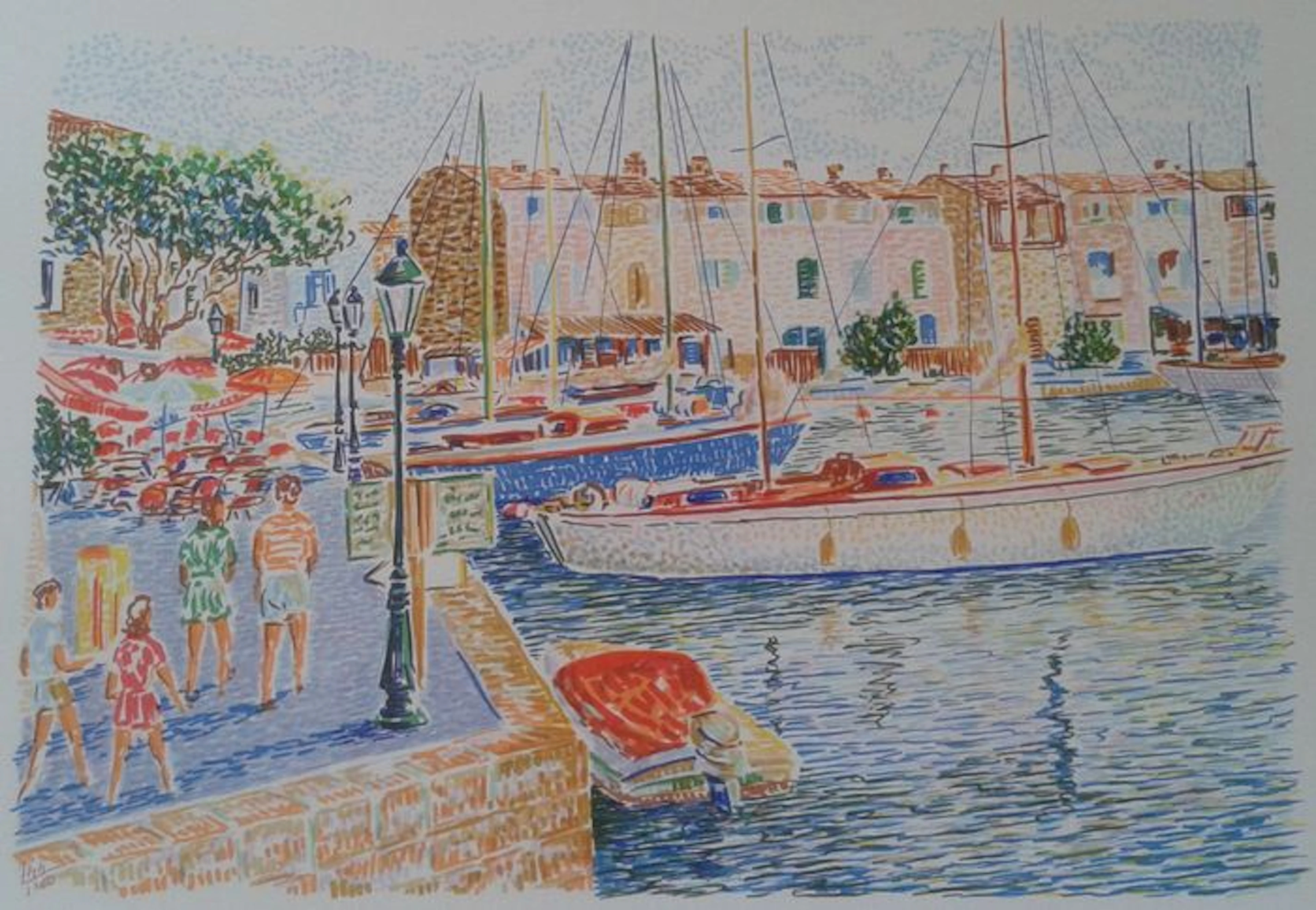 S. Mendjisky - Port-Grimaud - 1969