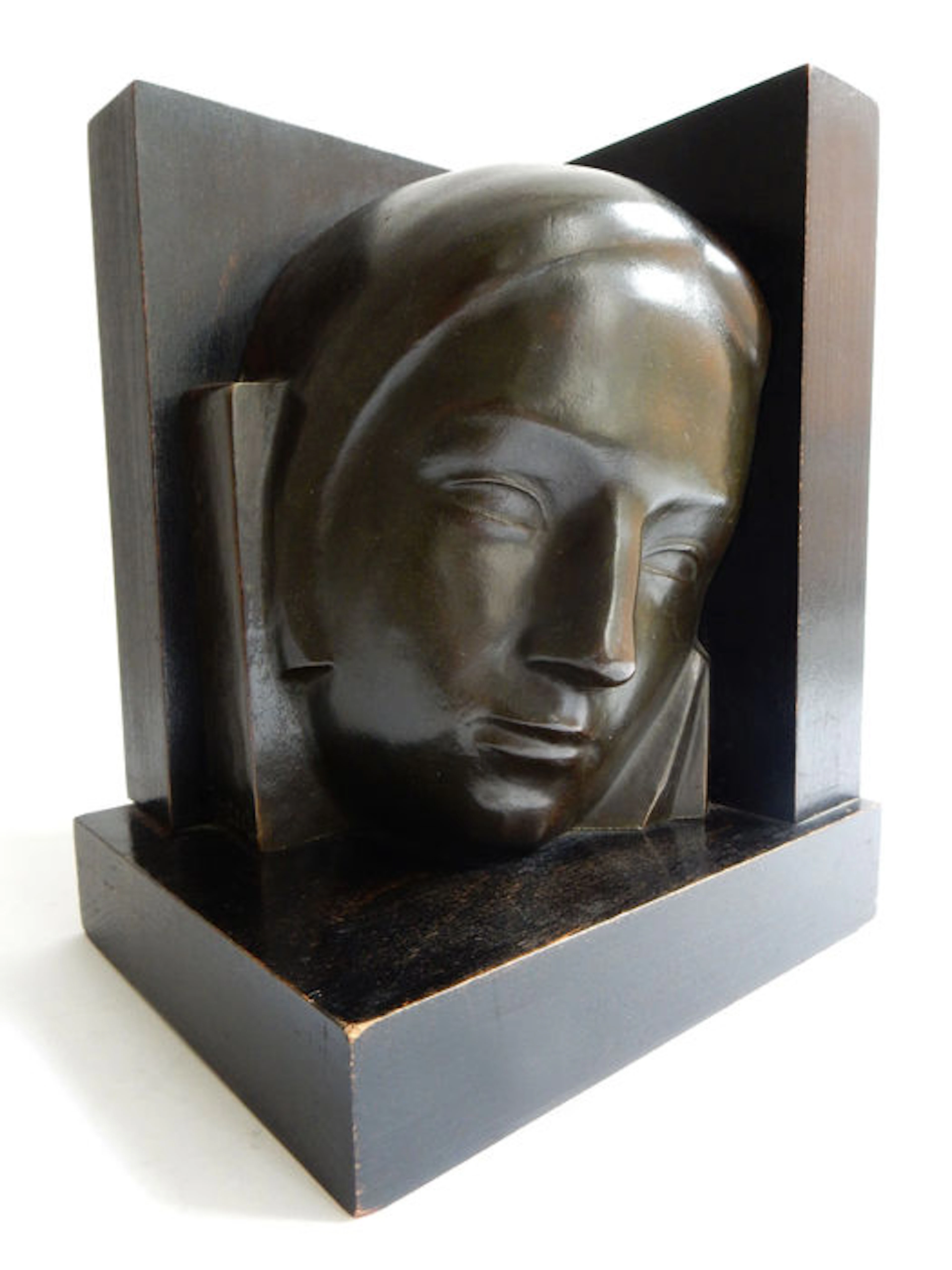 Leon Sarteel (1882-1942) - Bronze - young woman