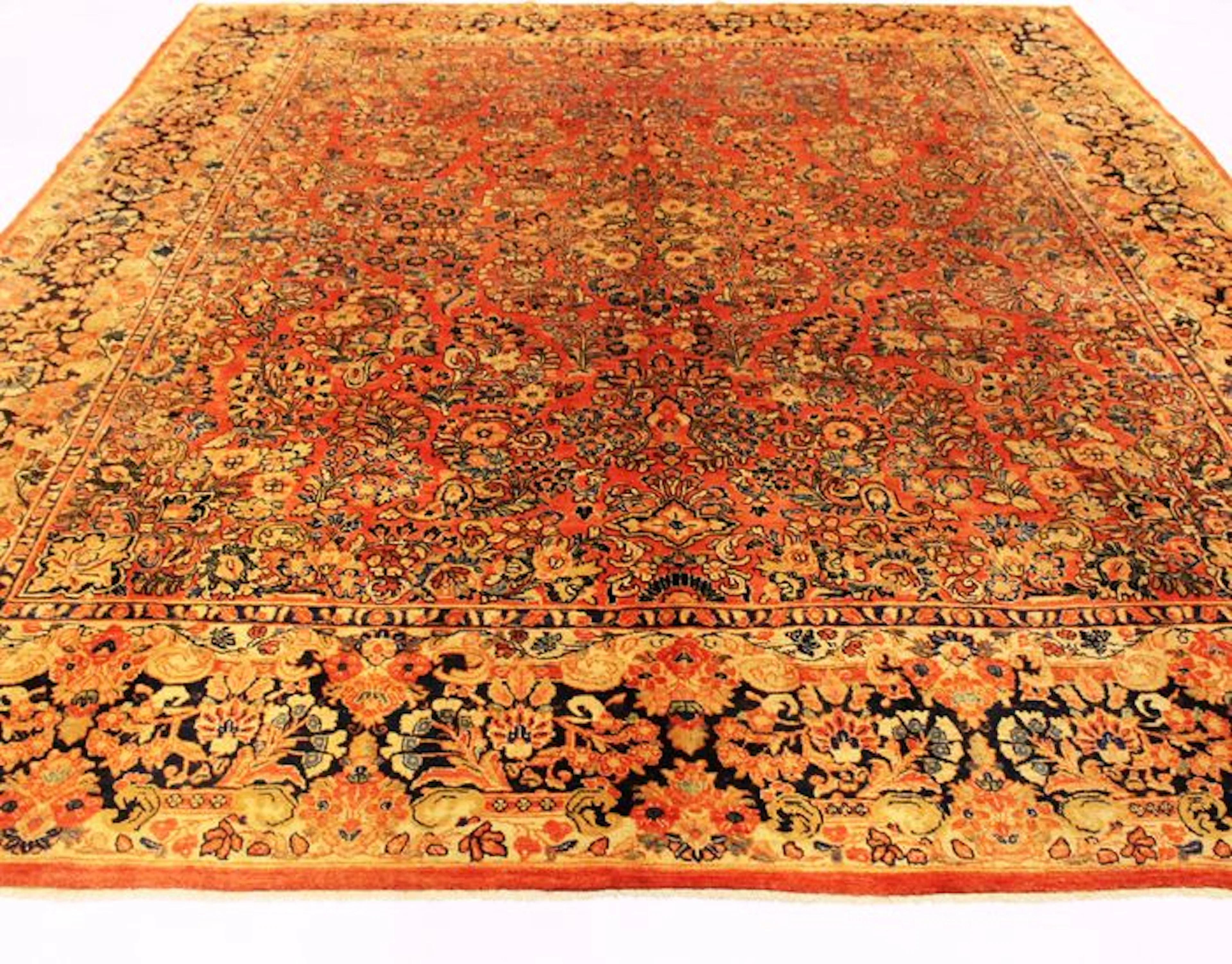 Antiker Jugendstil Perser Teppich - Amerikanischer Sarough - 320 x 355 cm