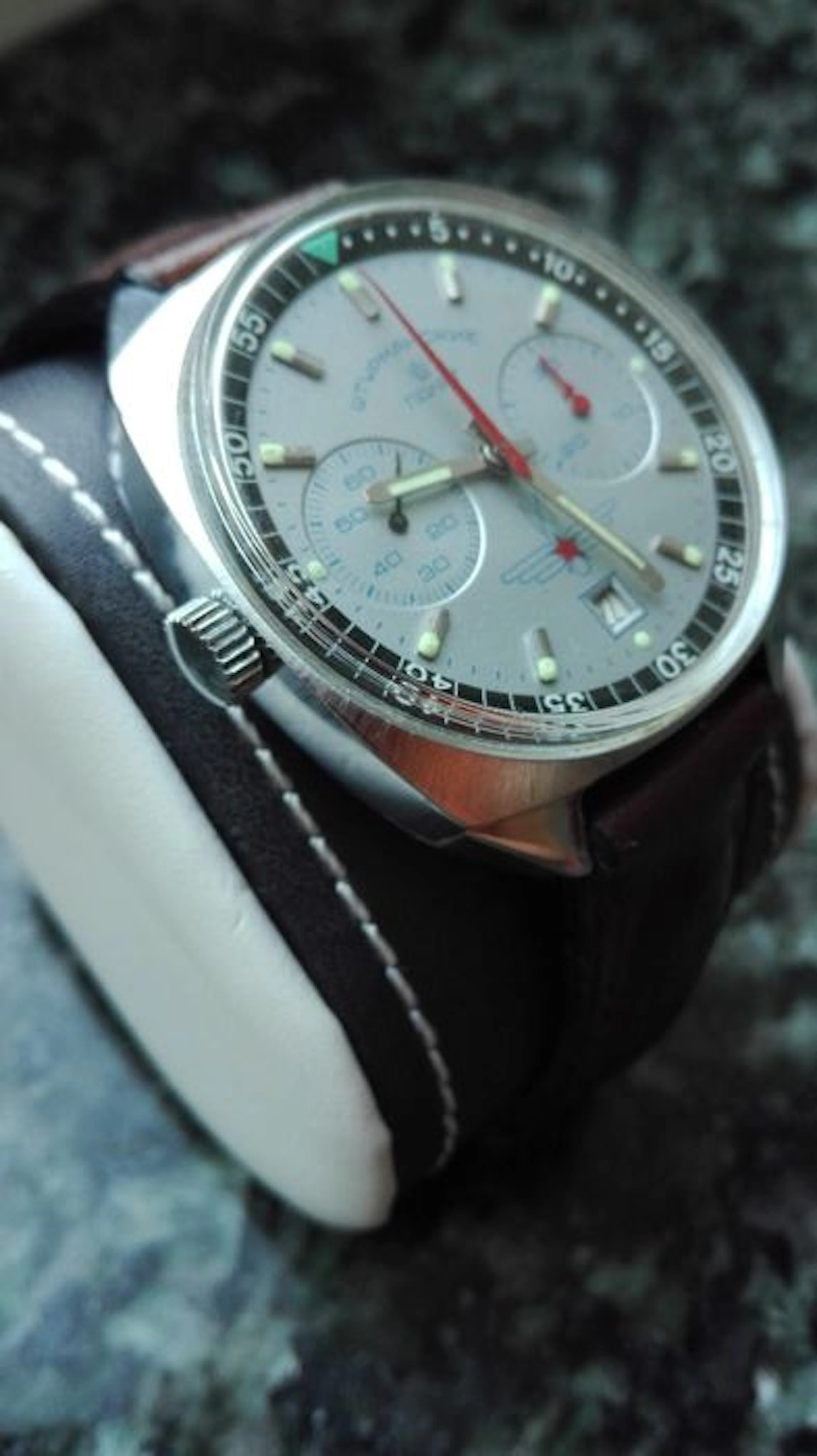 Poljot—Sturmanskie Chronograph—men's wristwatch—1978