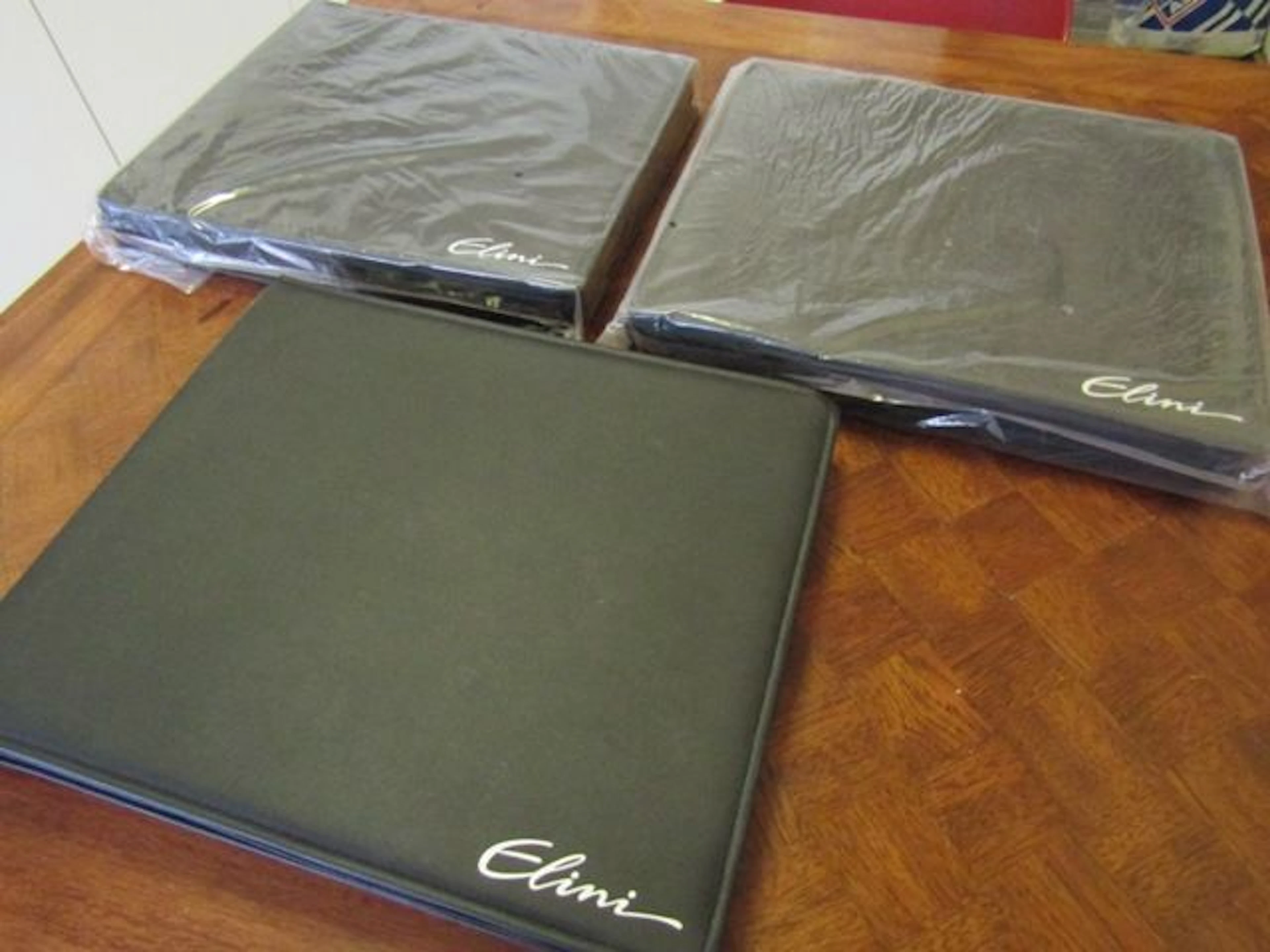 Four Elini presentation folders for watches.