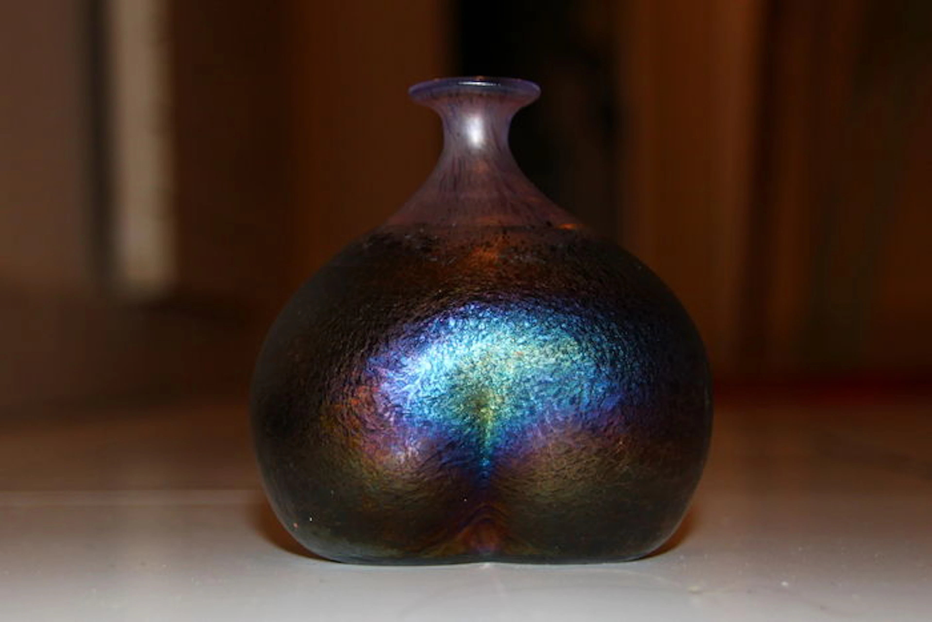 Bertil Vallien (Kosta Boda) - Volcano Vase (Artist Collection)