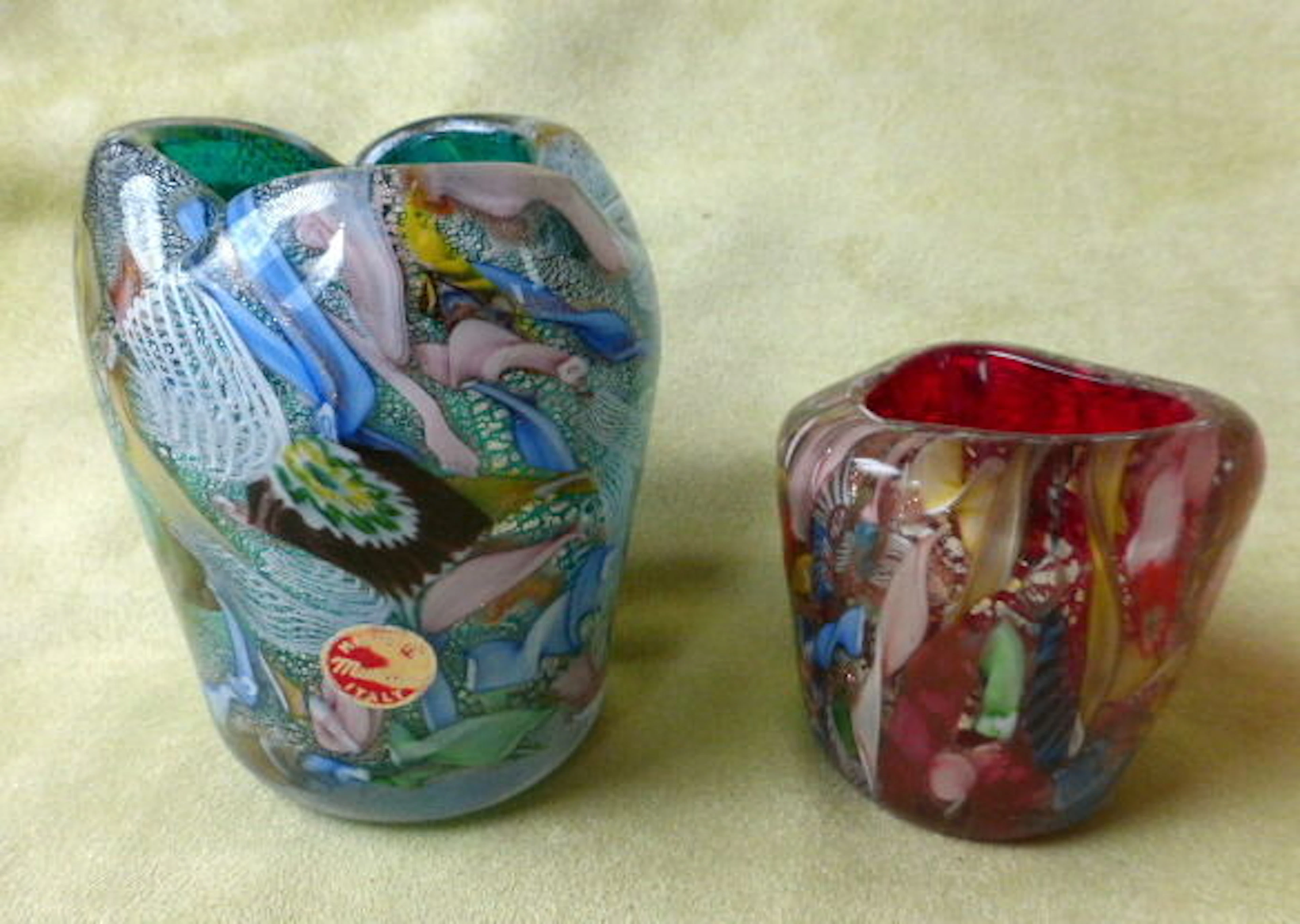 Murano - Arte Vetraria Muranese (A.V.E.M) - 2 vases