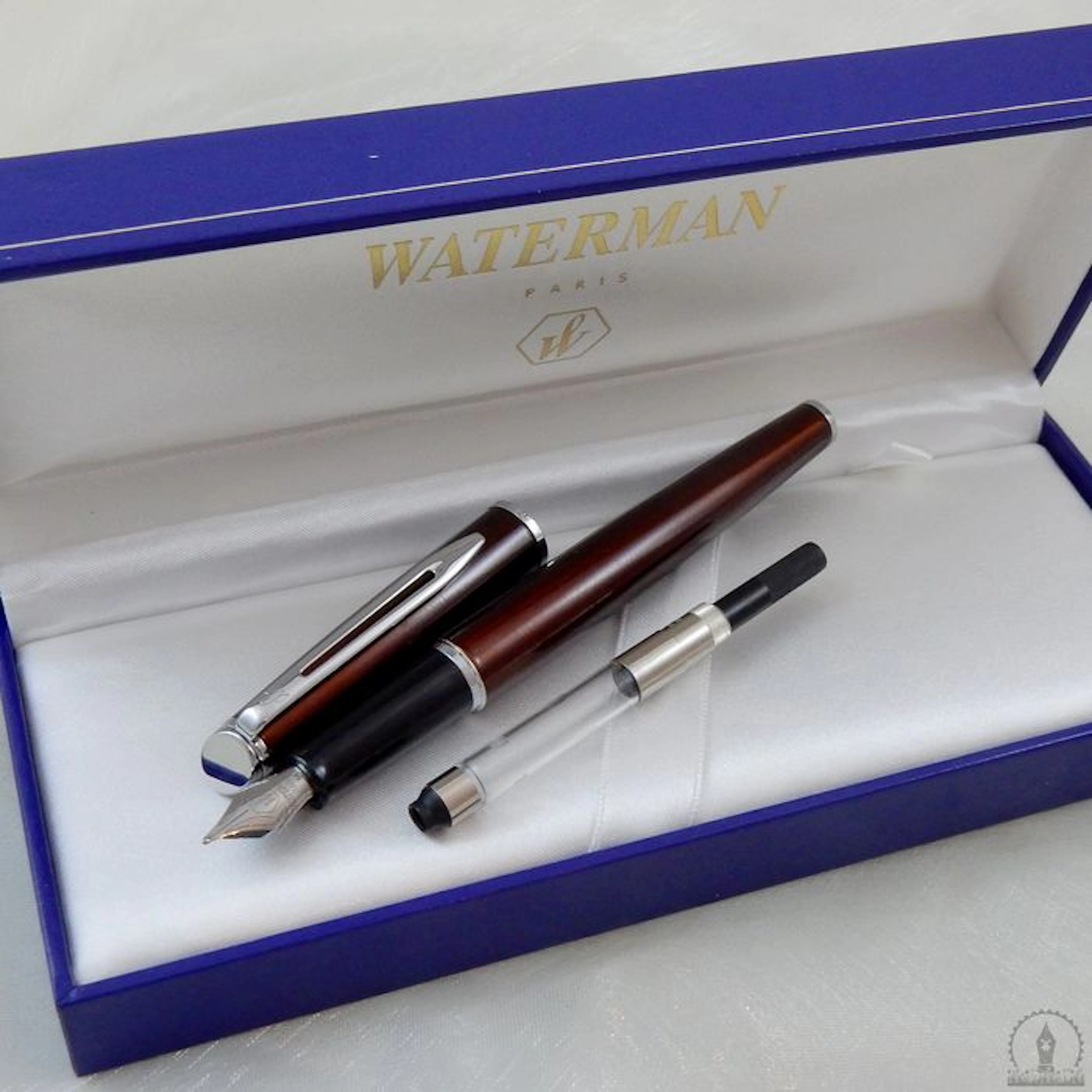 Waterman Hemisphere Cognac Lacquer CT Fountain Pen | New Old Stock / Mint Condition