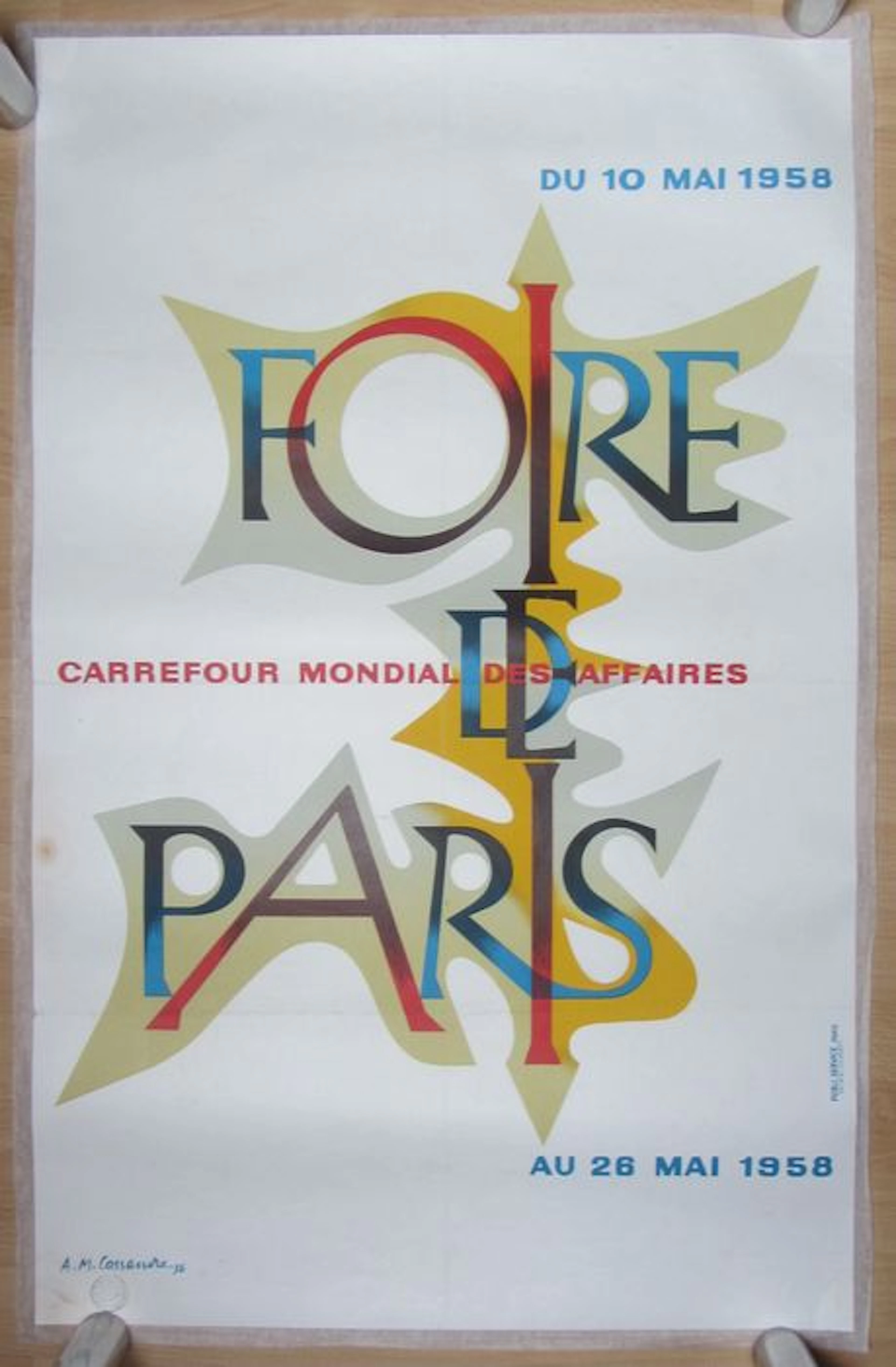 A.M. Cassandre - Foire de Paris