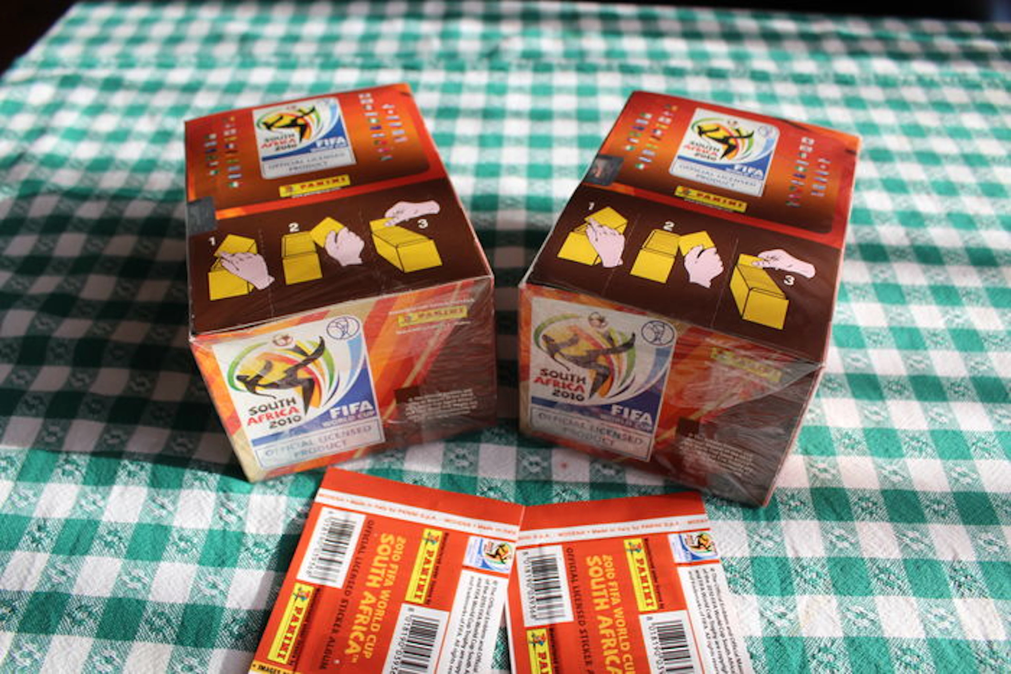 Panini - WC 2010 South Africa - 2 boxes - New in factory seal.