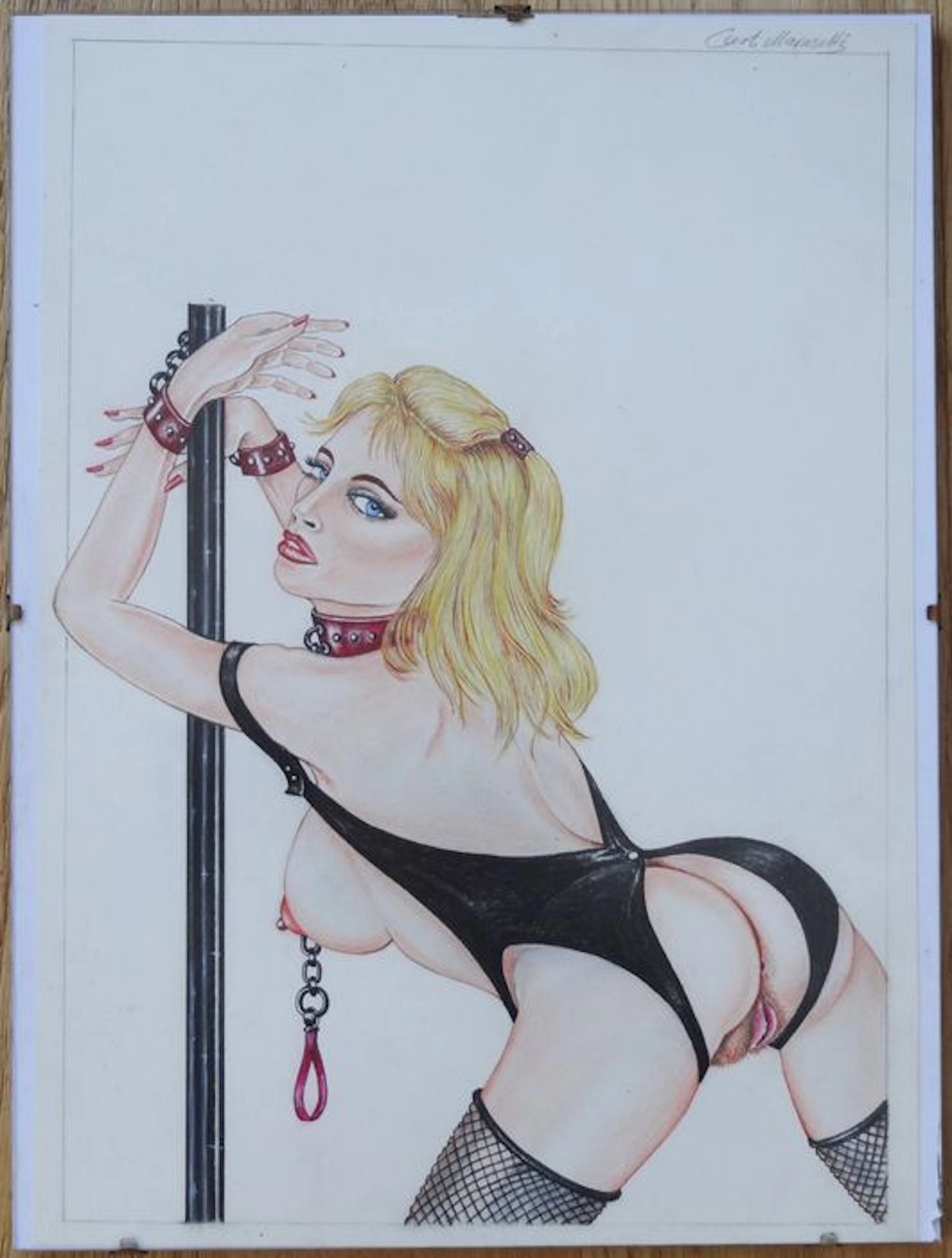 Original; Curt Marasotti - BDSM Girl - 1972