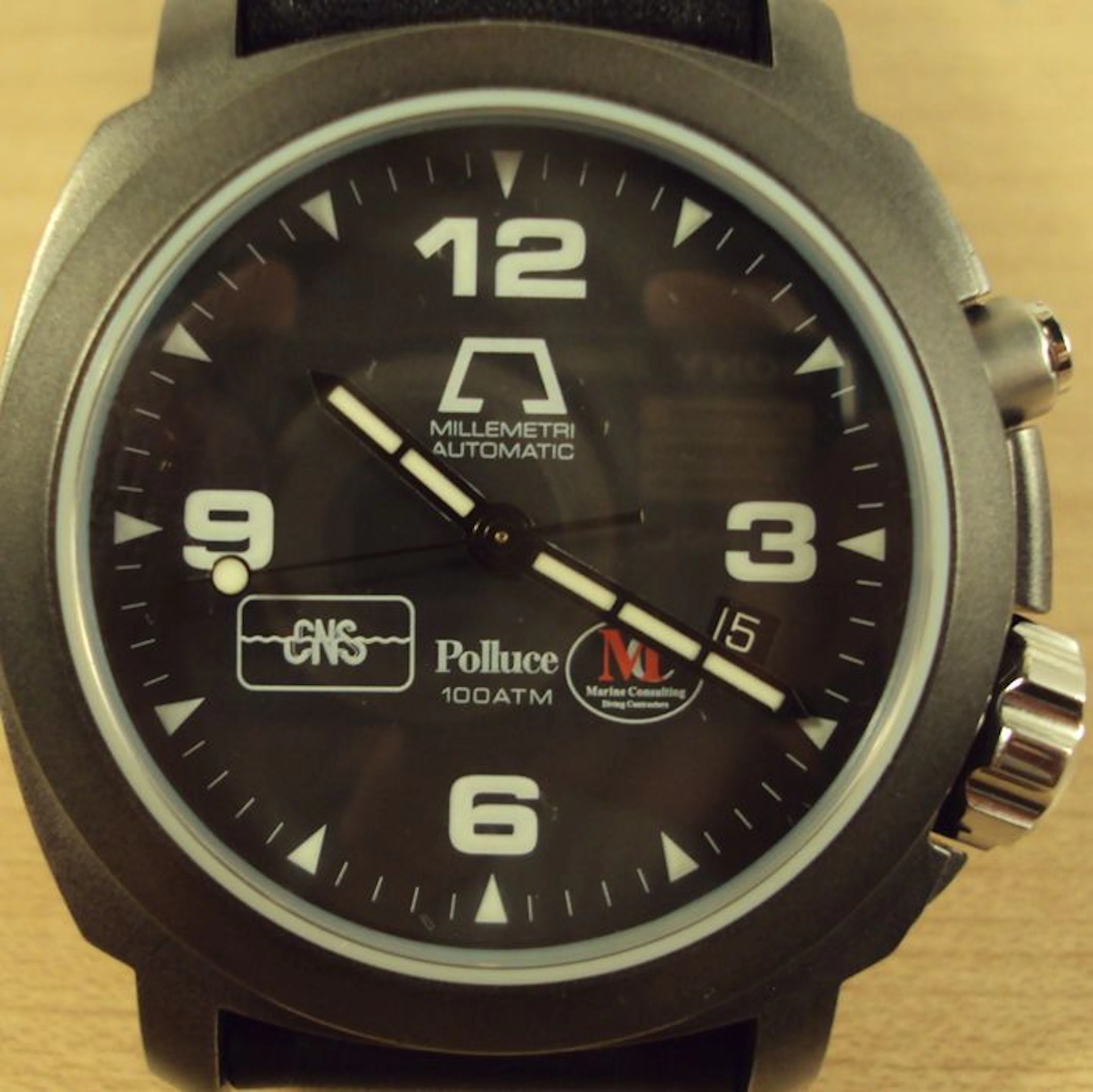 ANONIMO Polluce. Men's wristwatch, limited edition 152/299 pieces.