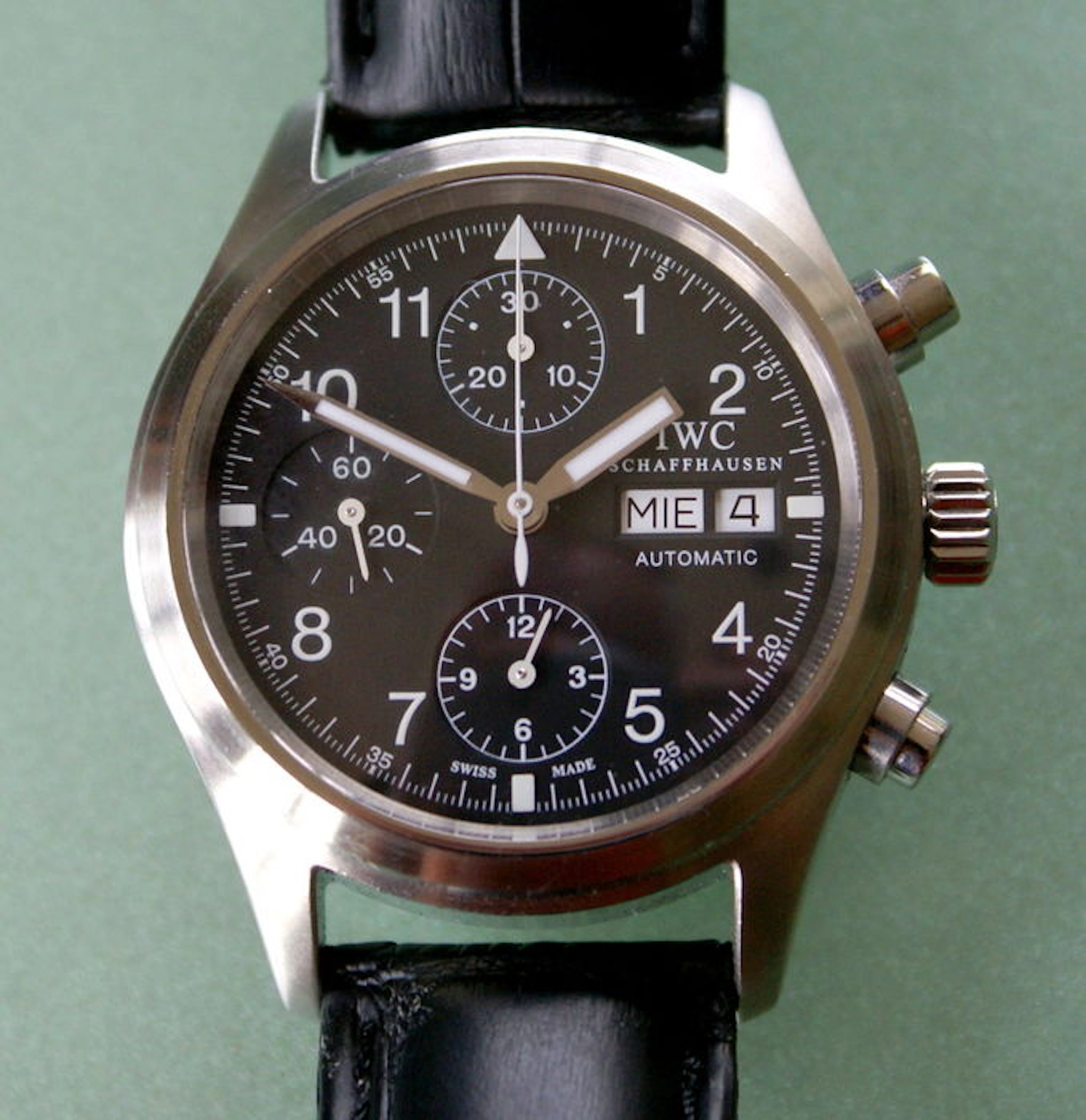IWC Pilot watch, men's chronograph