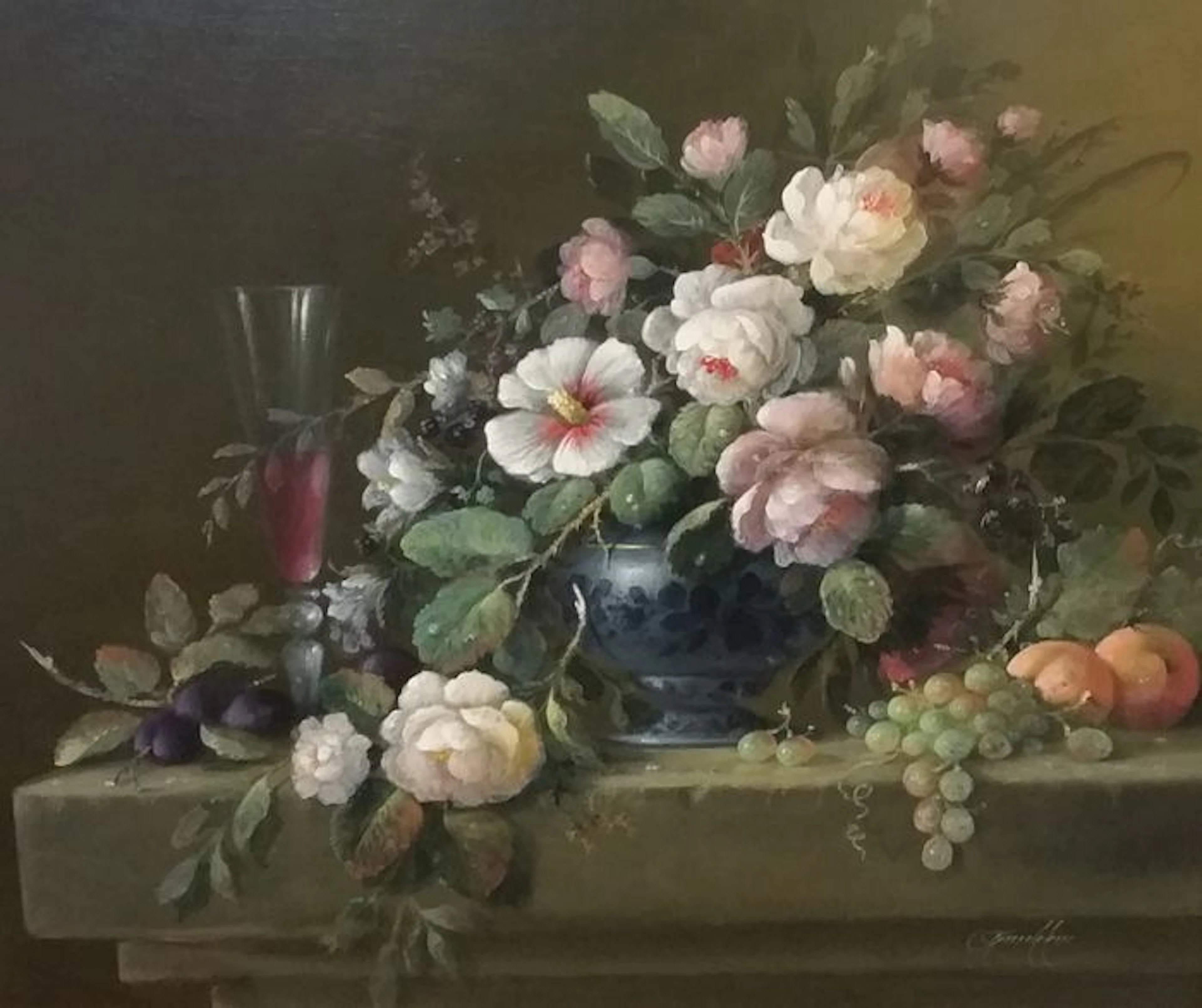 Thomas Heesakkers (1946- ) - Groot pronkstilleven