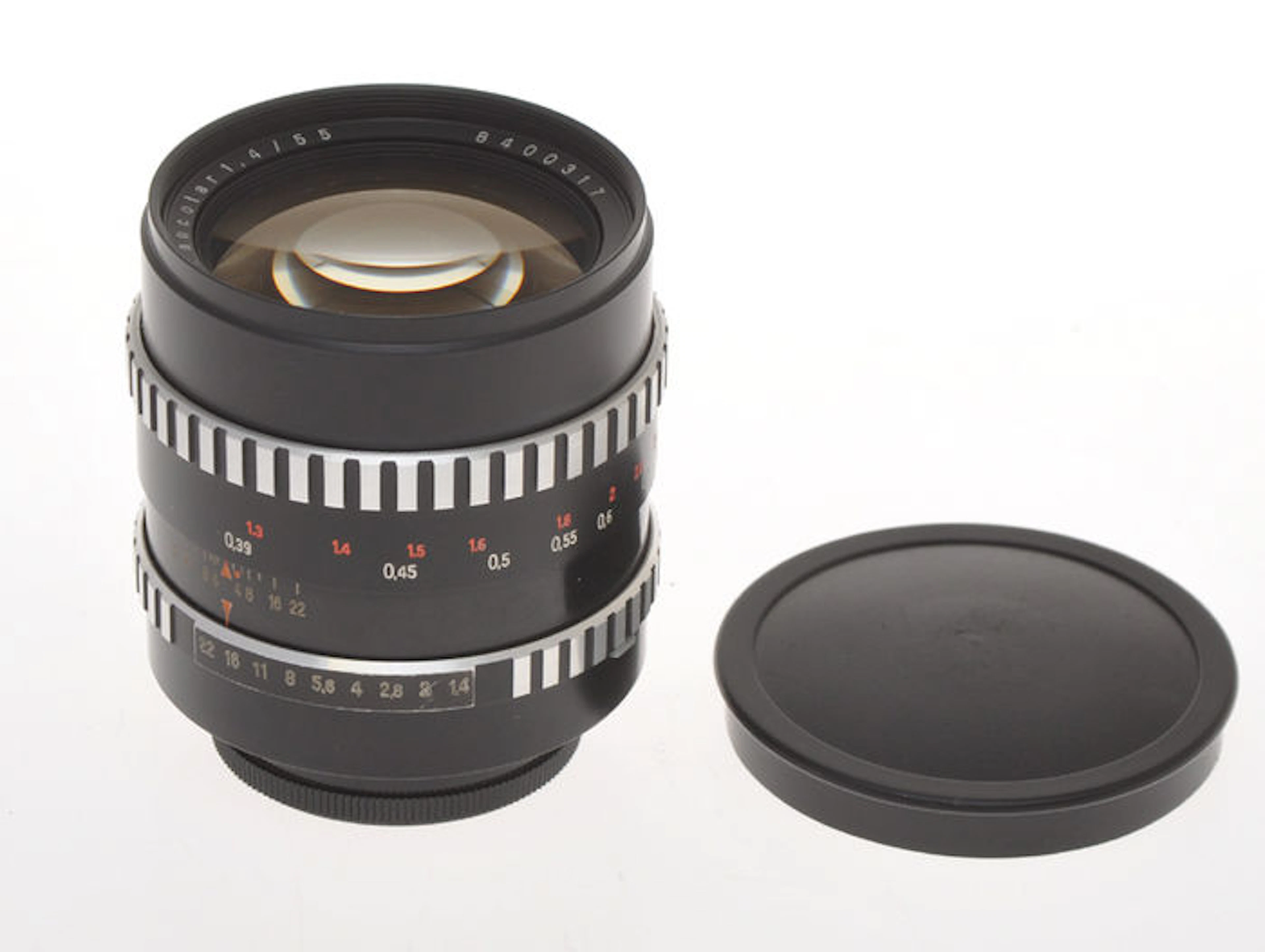 Carl Zeiss Jena very rare 55mm F1.4 Pancolar "Zebra" M42