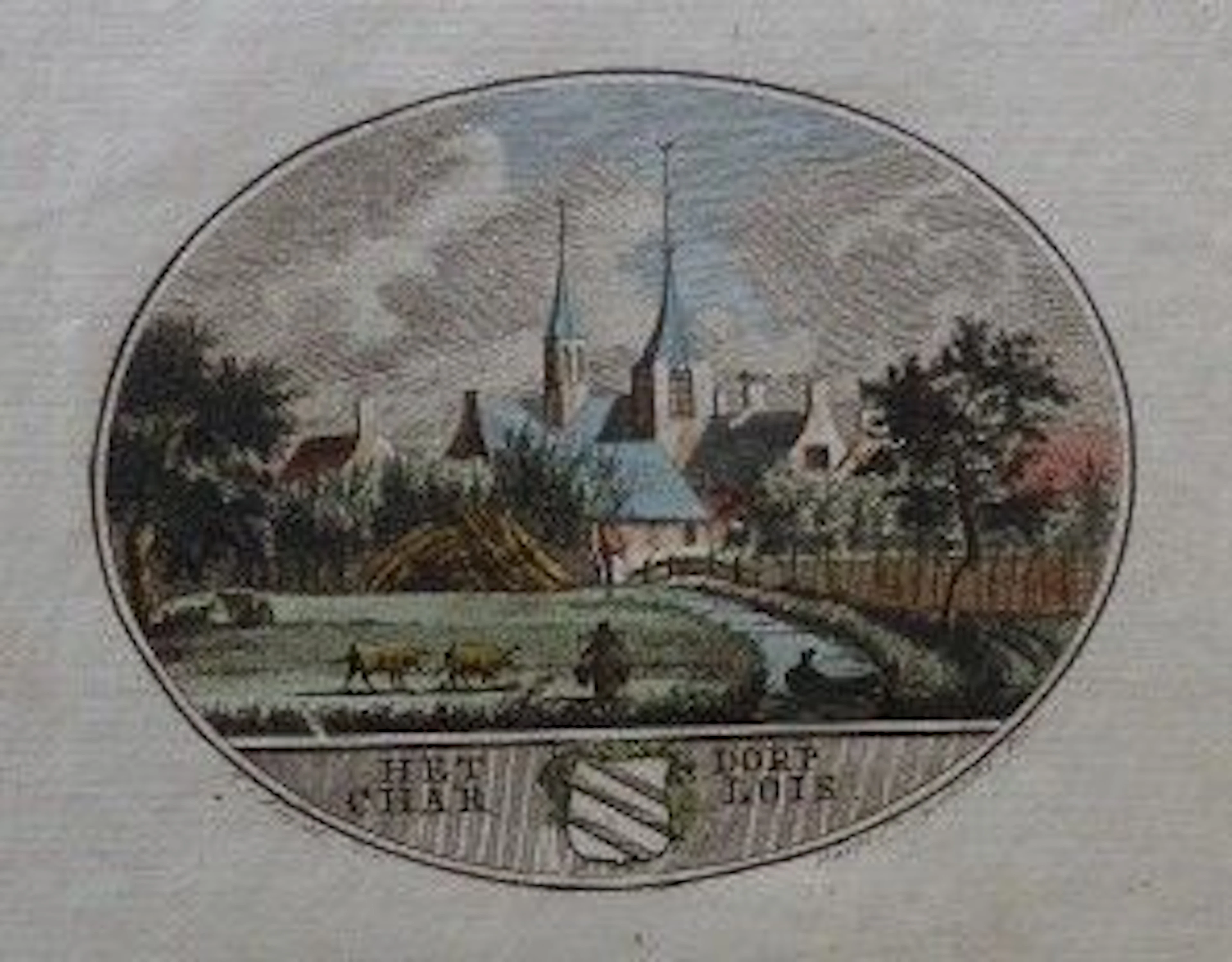 Rotterdam; van Ollefen en Bakker - 2 copper engravings - 1793