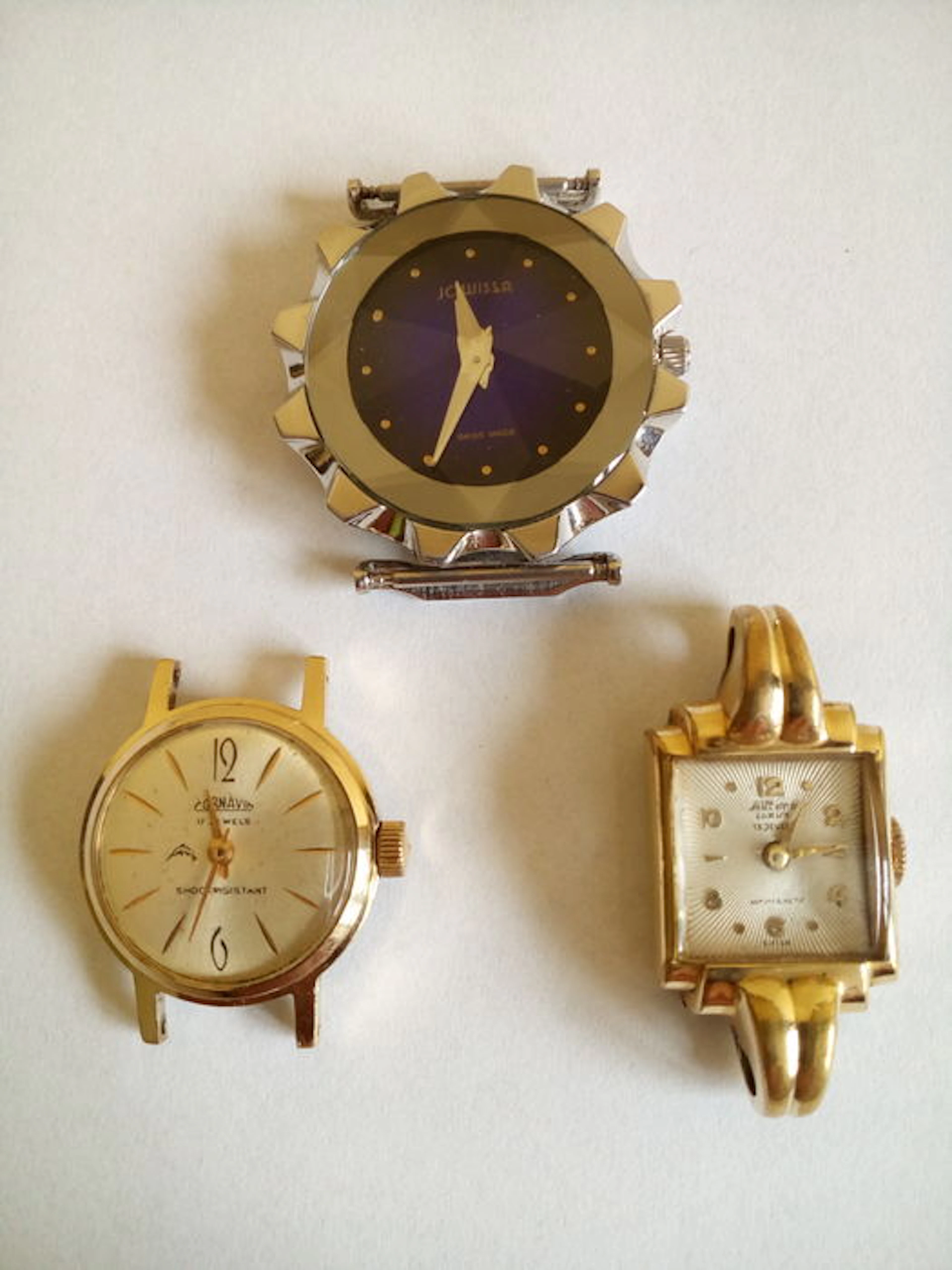 3 Ladies's watches - Jowissa Swiss Quartz + Alltime Luxus Swiss + Poljot Cornavin USSR