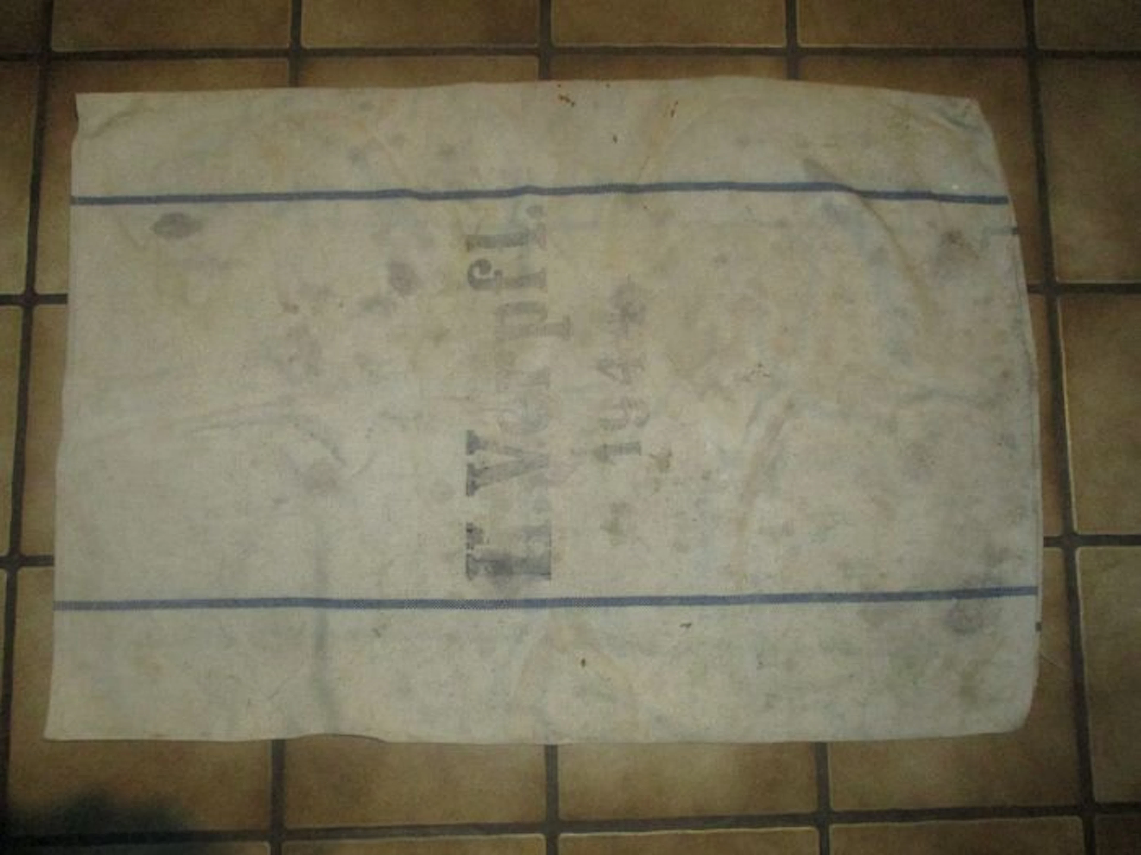 1 original grey “Verpflegungssack” (bag with food) of the German Wehrmacht 1944
