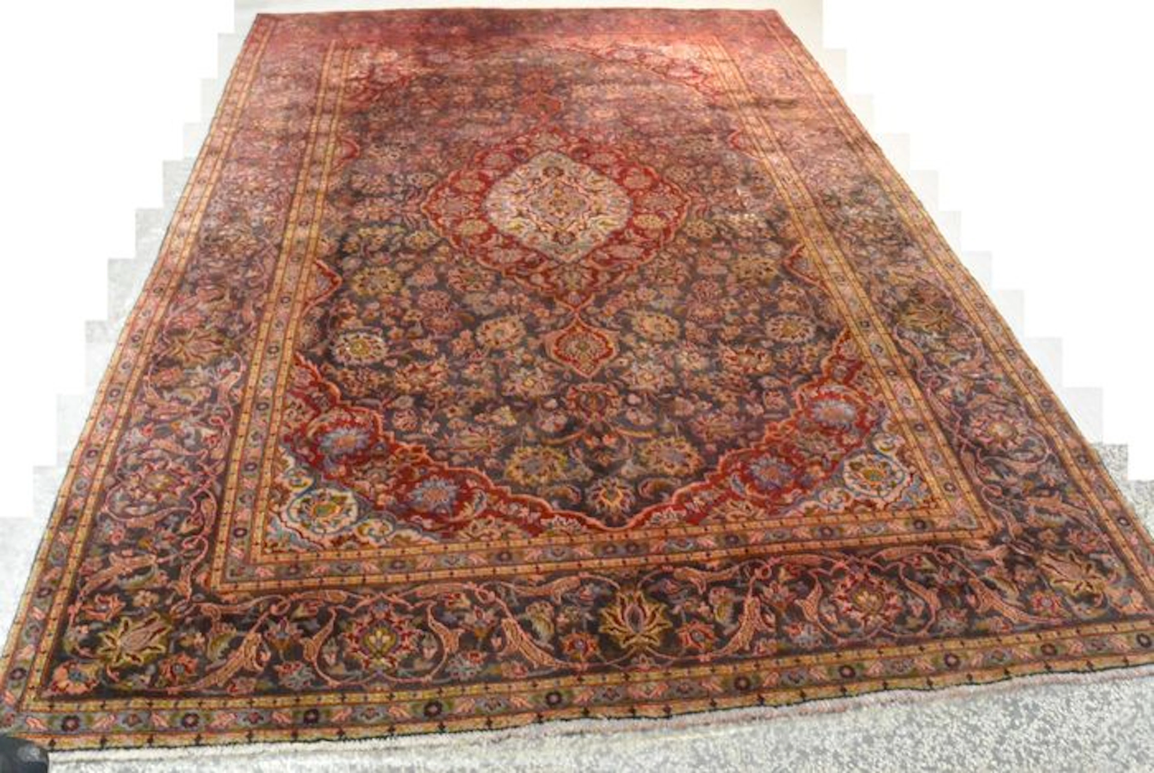 Perserteppich 302 x 202 cm. Anfang des 20. Jh. keine Mindestpreis