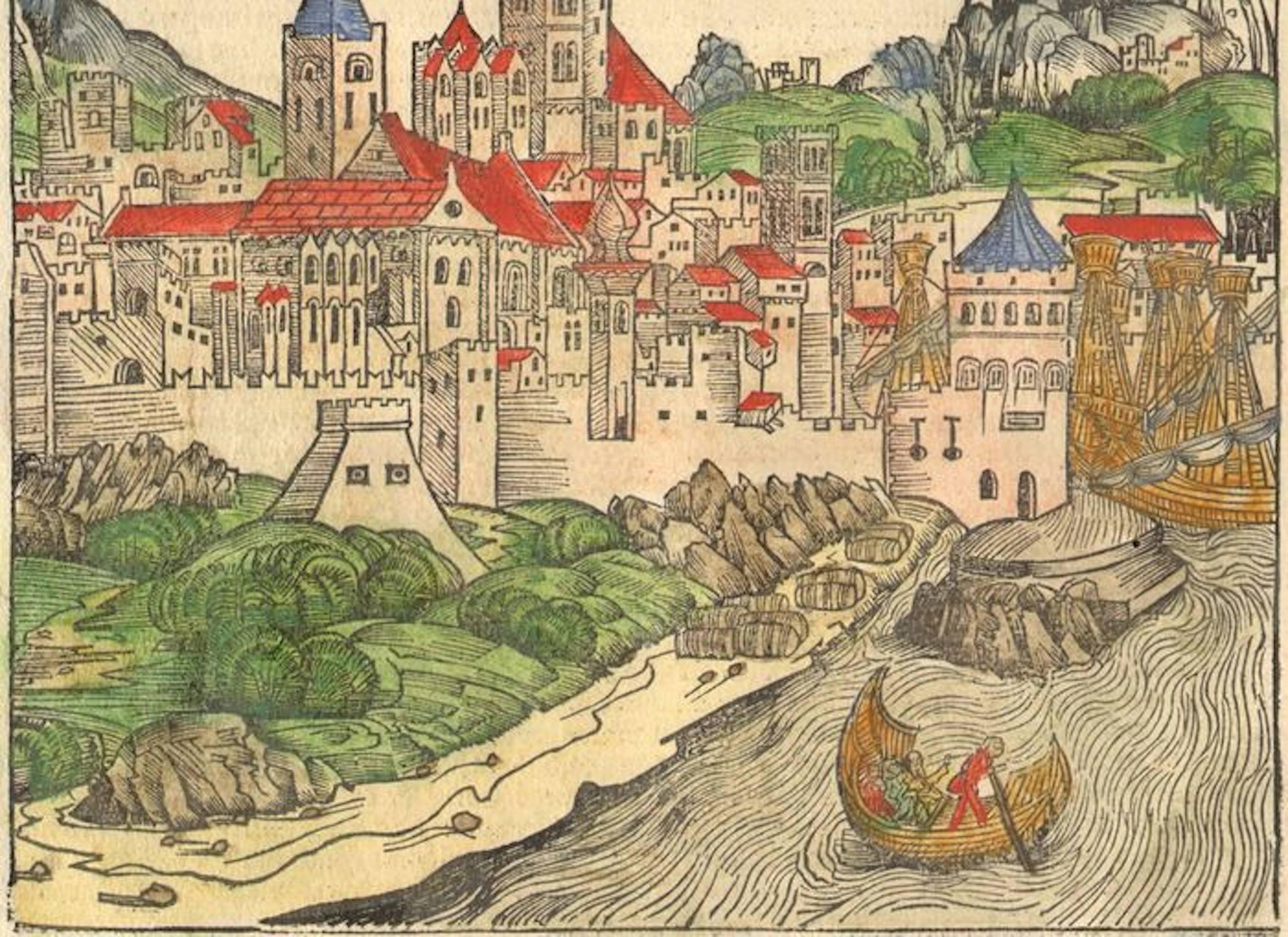 Leaf from Hartmann Schedels Weltchronik - 1492
