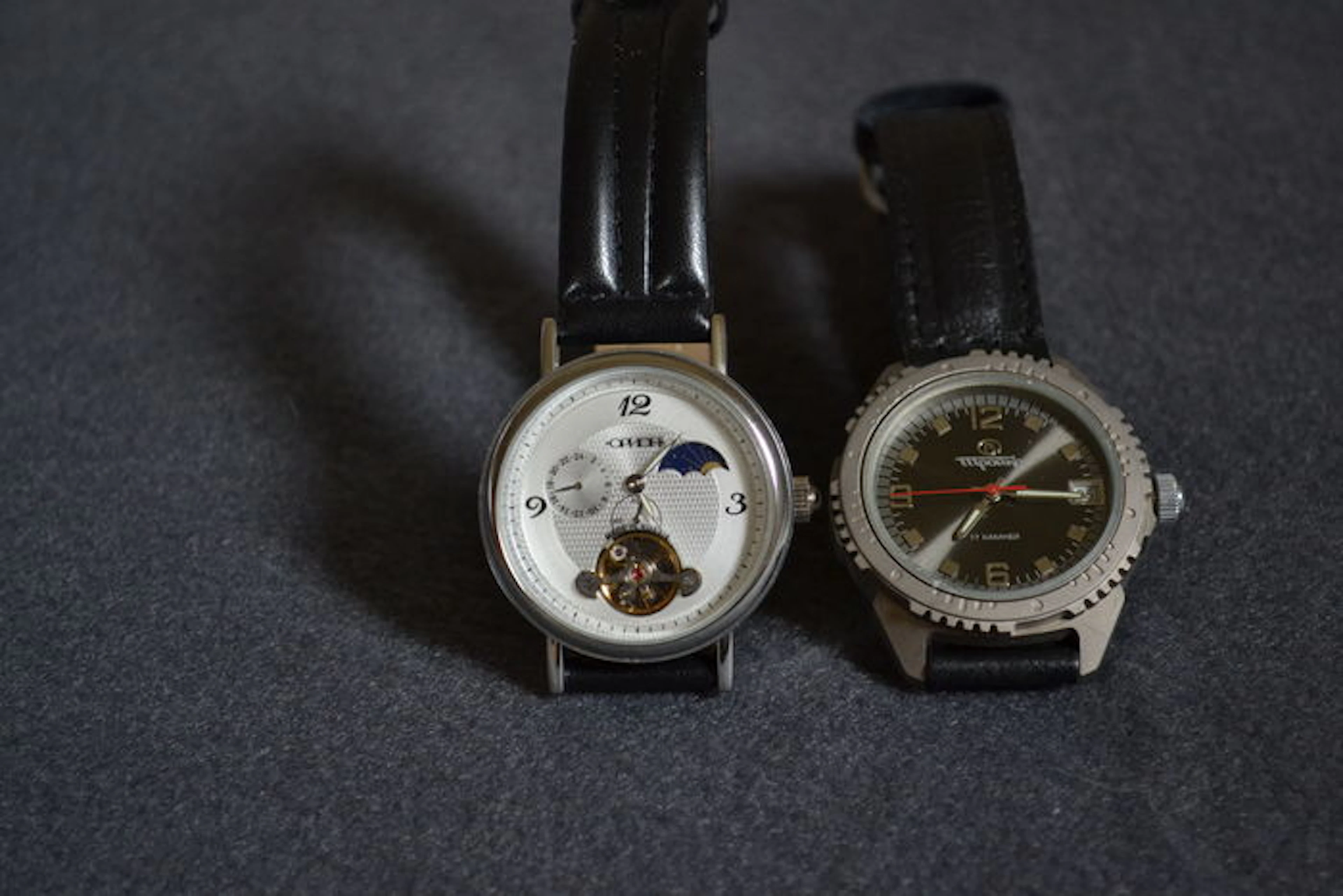 Lot: 2 russian watches; Orion & Bocktock – men's watches – 1990's