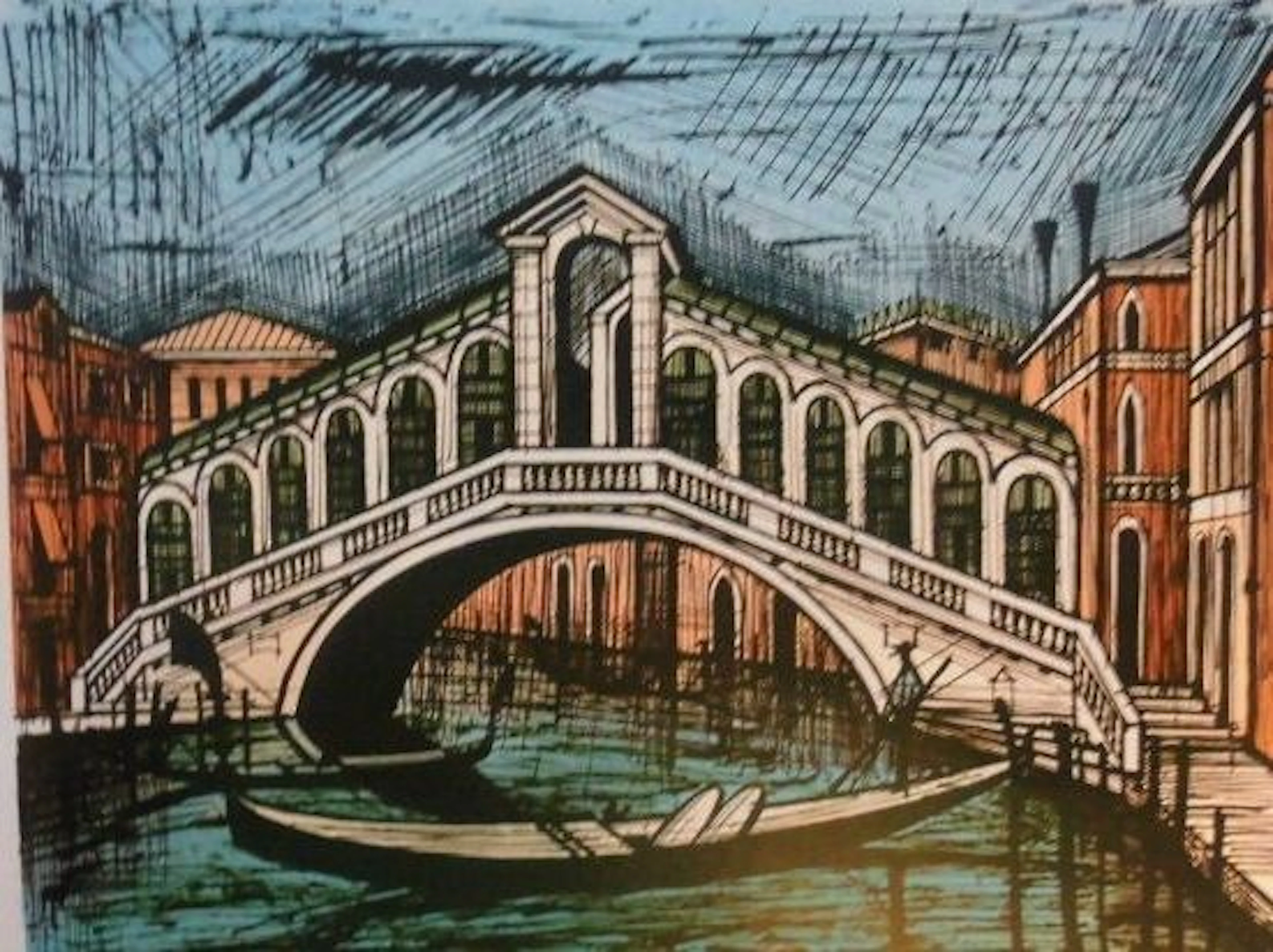 Bernard Buffet (after) - 6 Lithografien aus Serie "Venise"