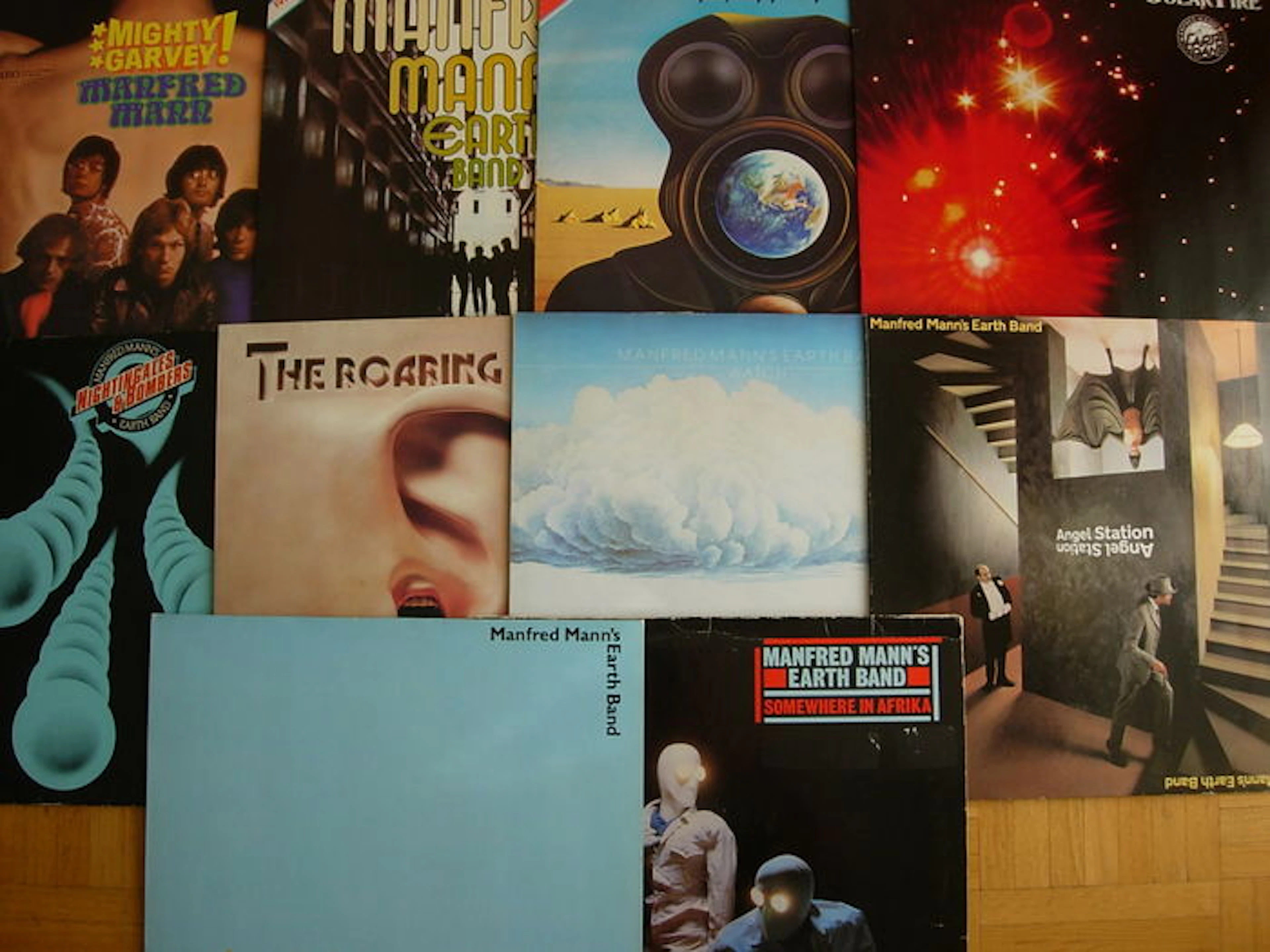 Manfred Mann : 10 Original LP Albums From the Period 1968-1982
