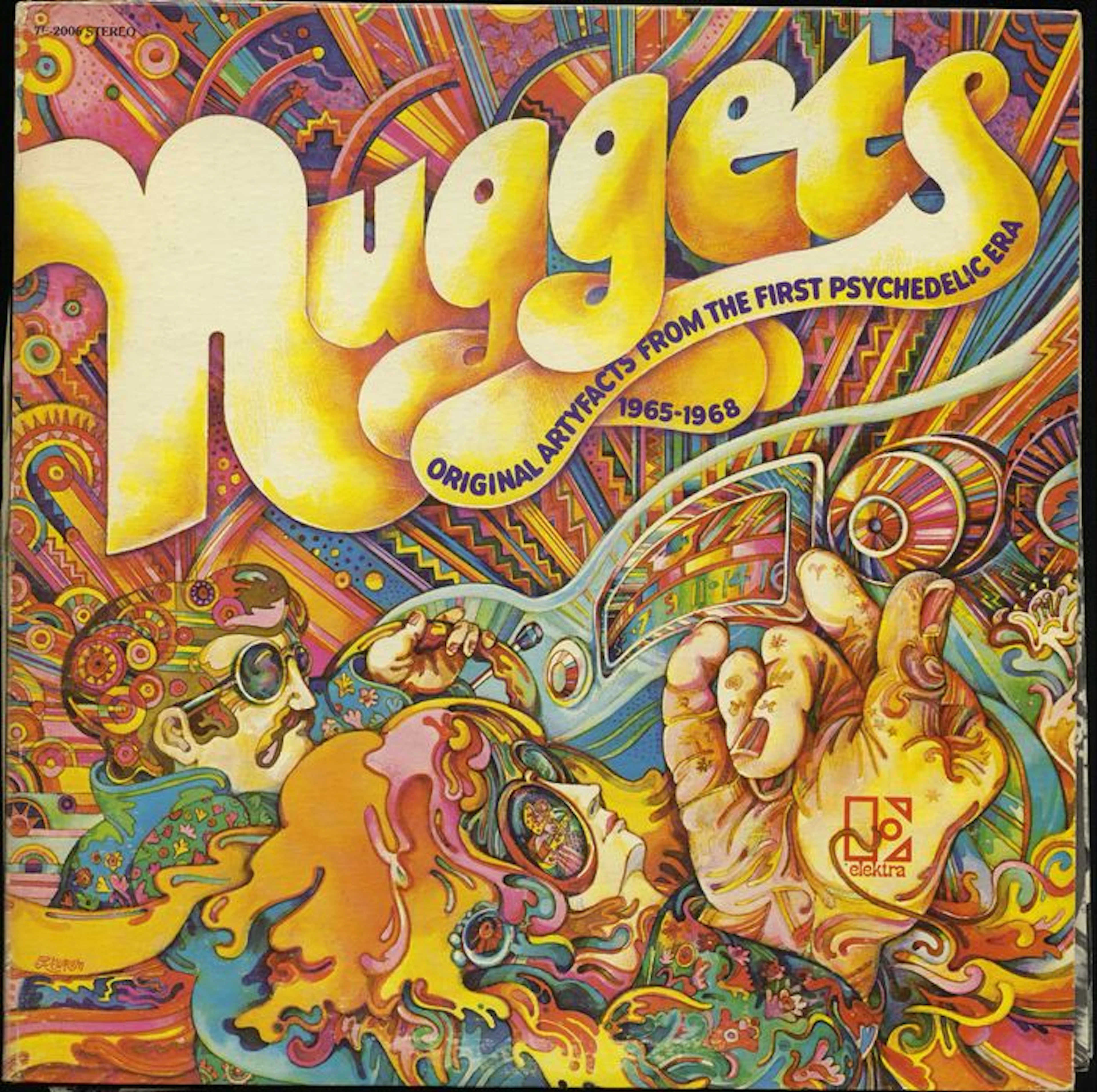 NUGGETS original 1972 Psychedelic Psych Garage 2 LP - TWO albums filled with FUZZ GARAGE MONSTERS
