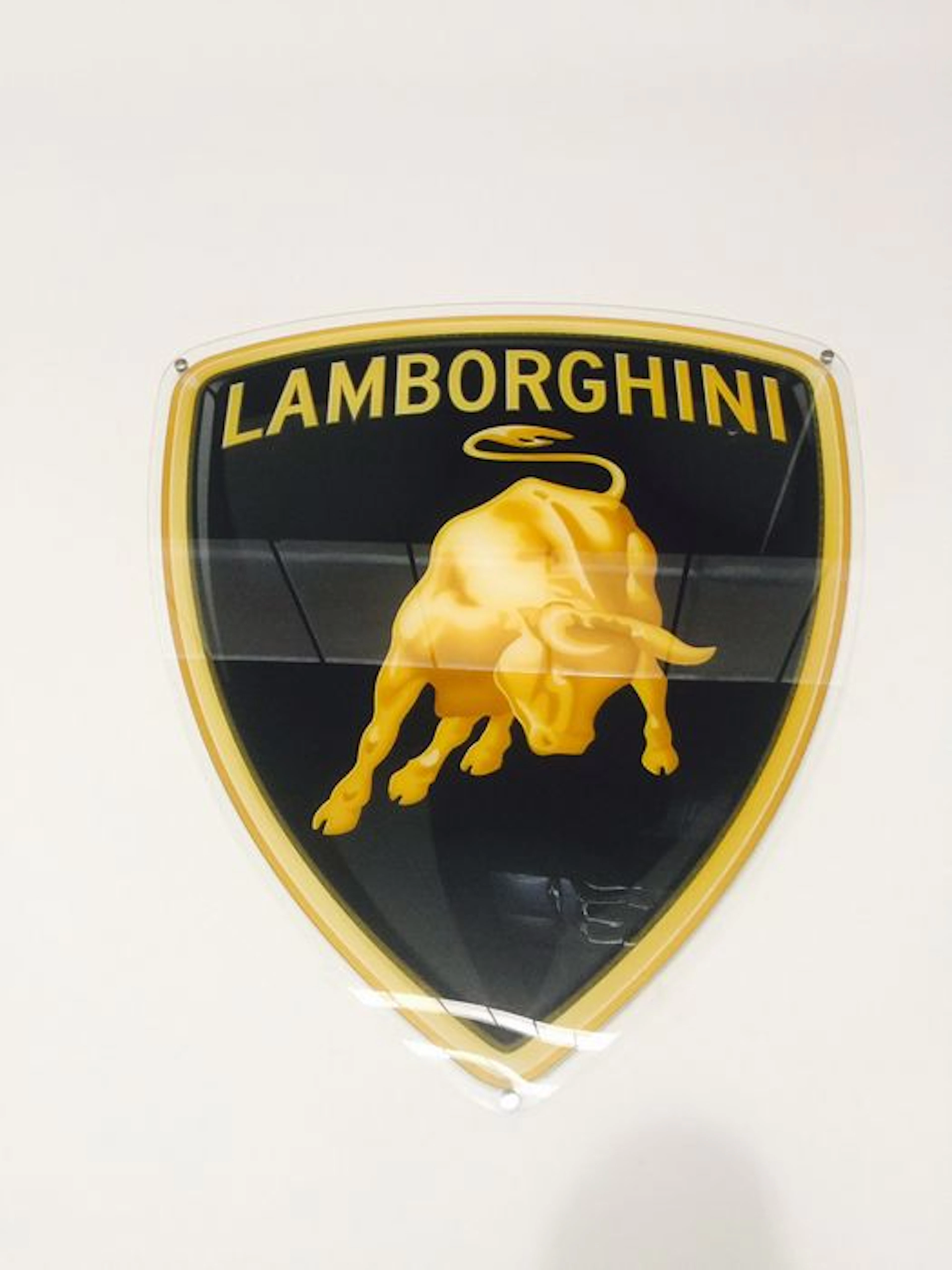 Lamborghini logo Plexiglass - 100 x 78 cm