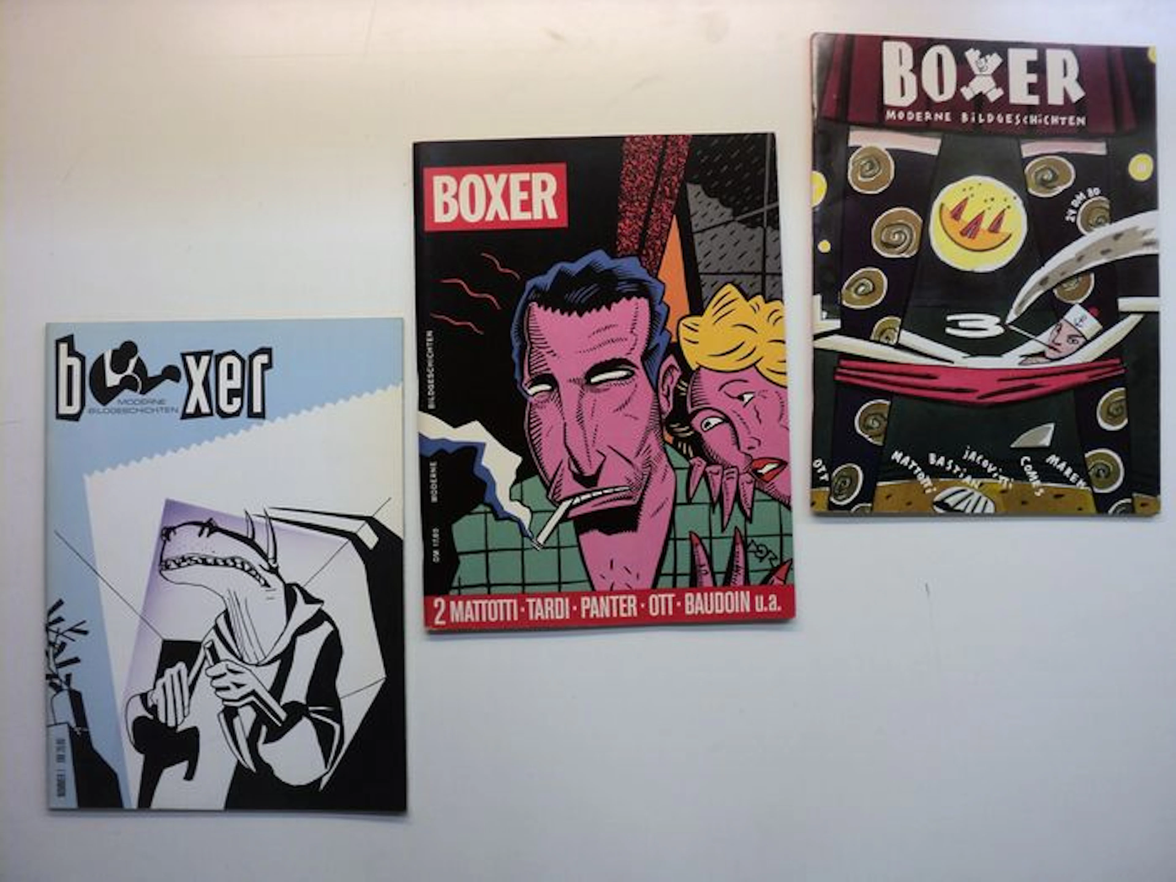 Boxer, moderne bildgeschichten + Raw + Art Spiegelman - 7 x sc