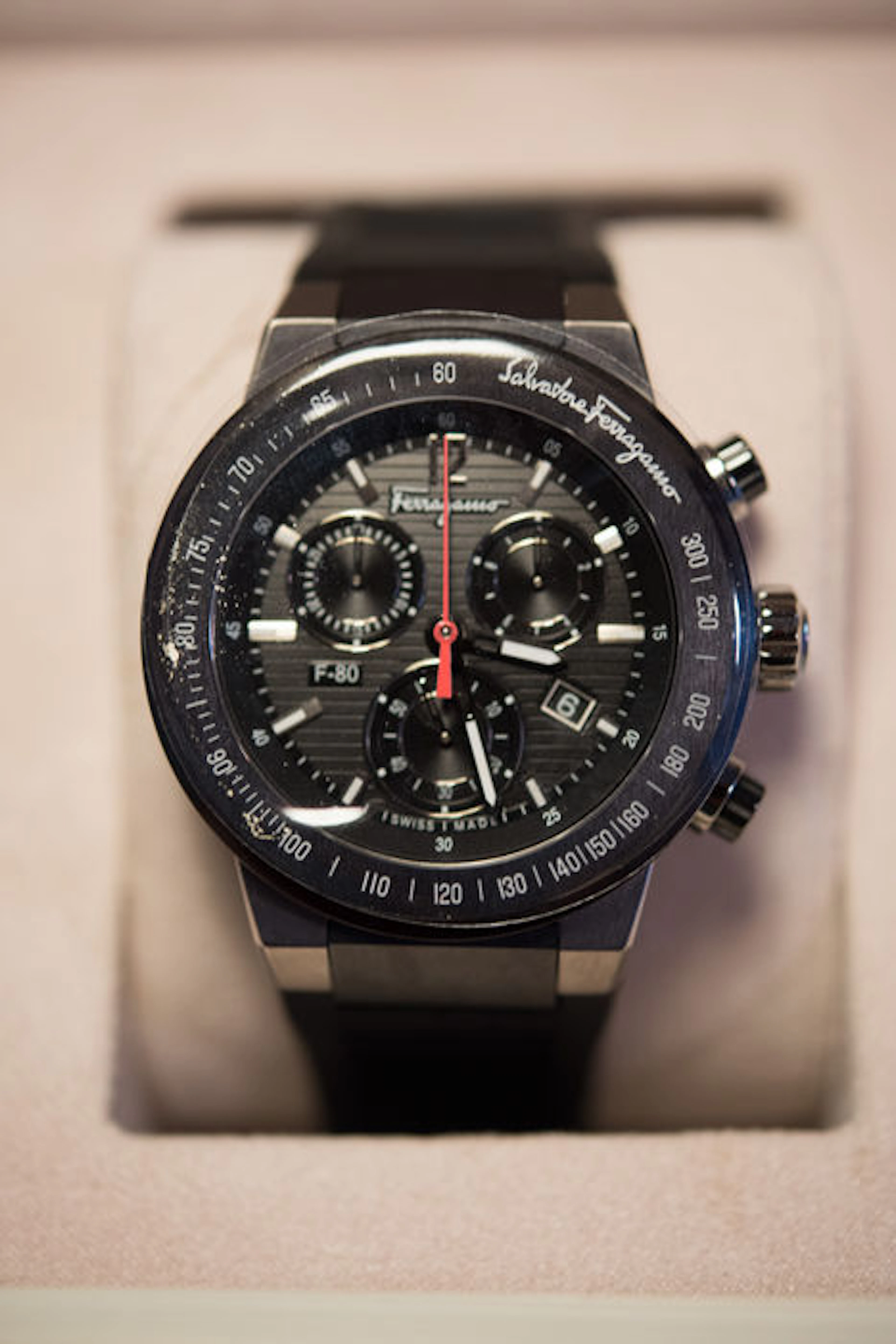 Salvatore Ferragamo – titanium chonograph F-80
