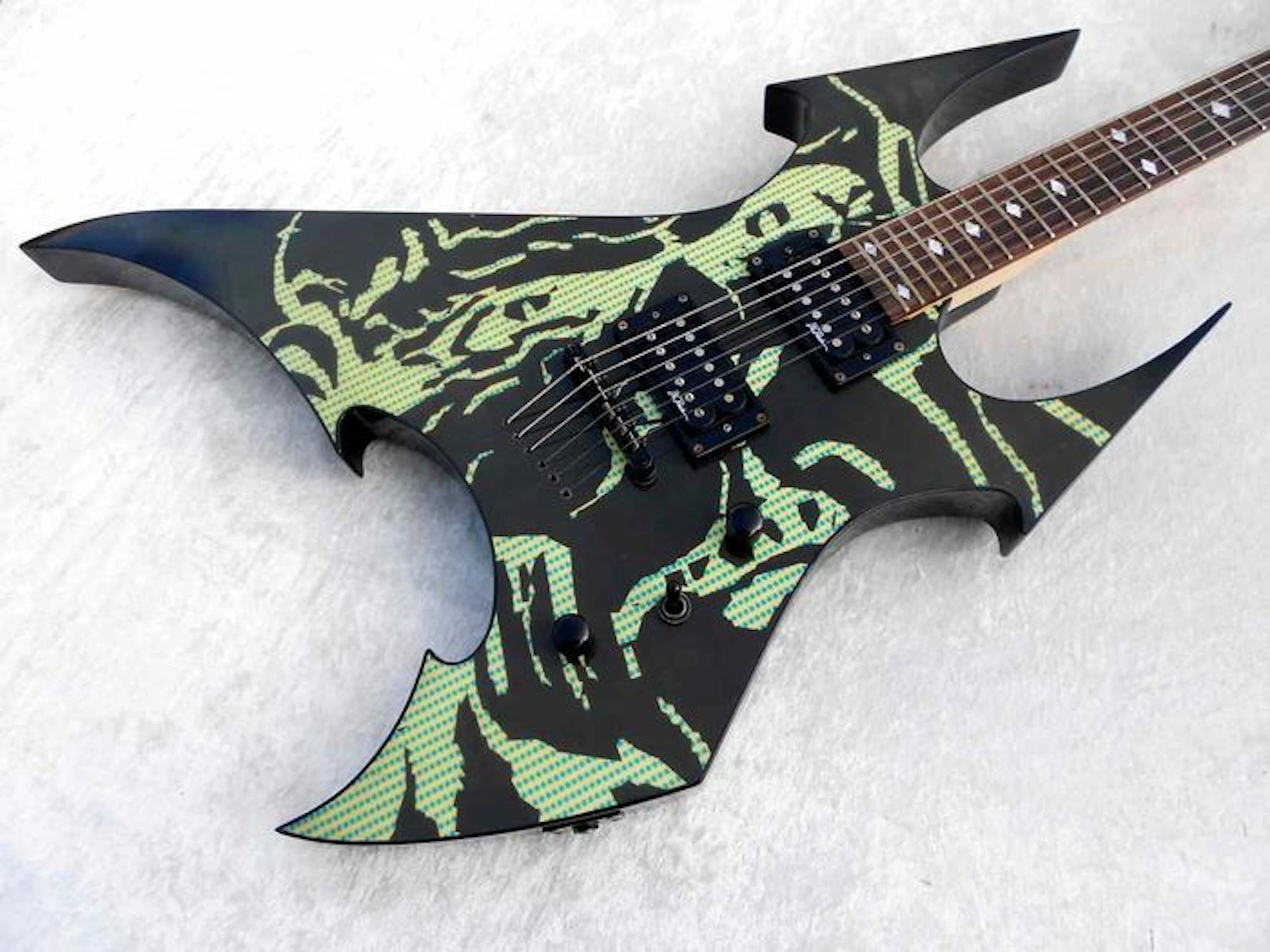 B.C. RICH Guitar Body Art Collection with Original Hard Case - Mark Sorah Graphic