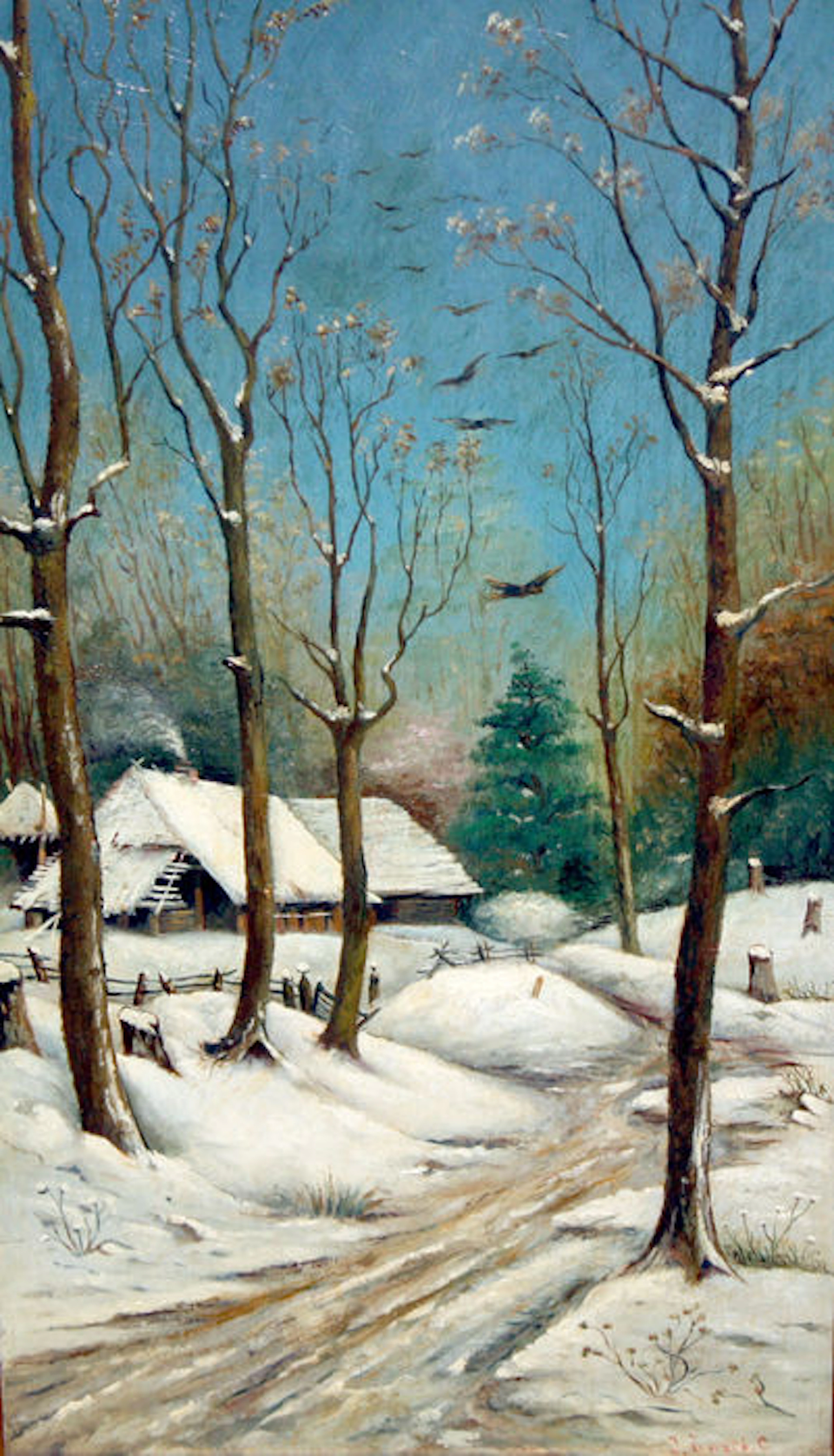 Josep Triado (1870 - 1929) - Paisaje nevado