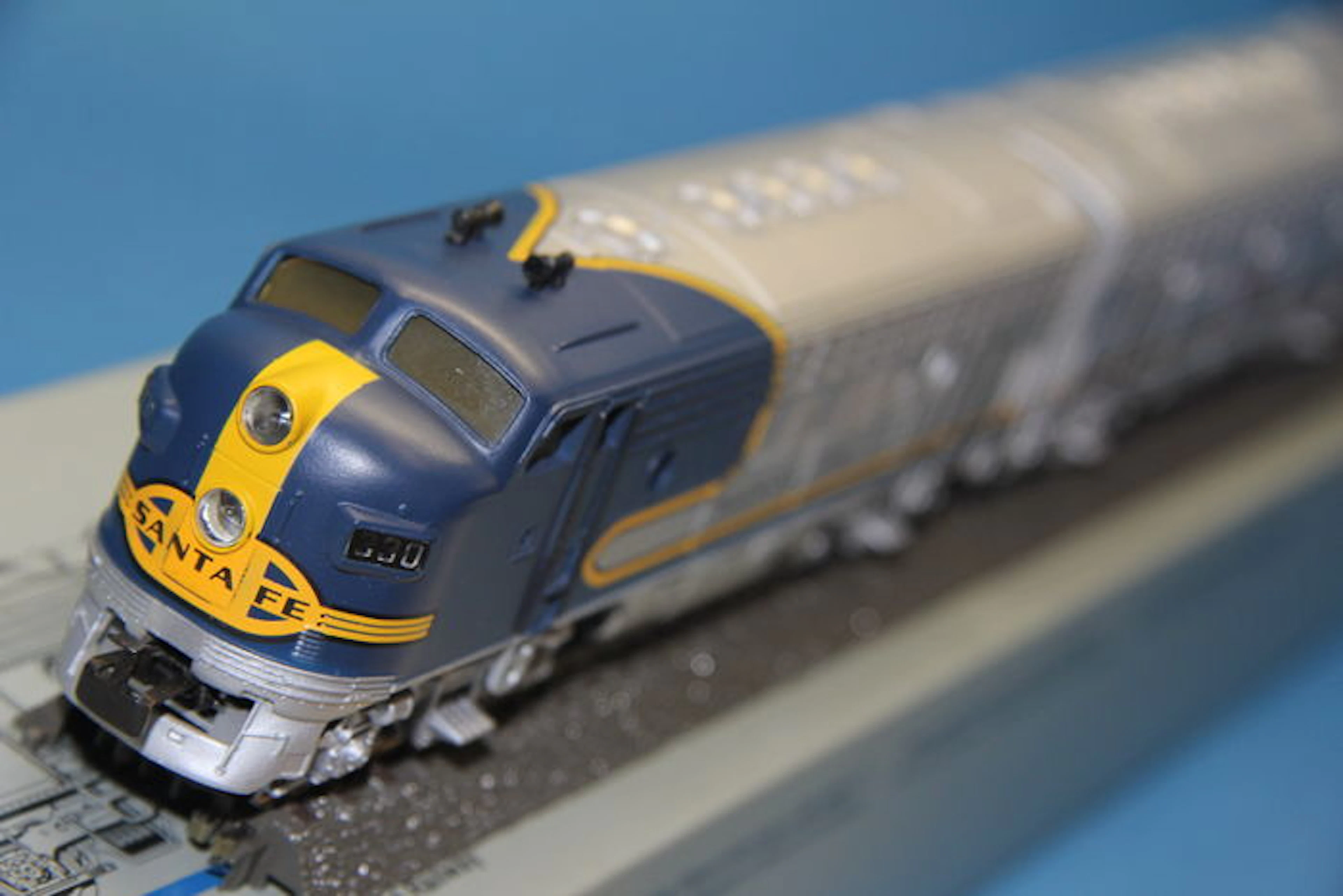 Märklin H0 - 3662 - Diesel locomotive F-7 Santa Fé in Blue bonnet design exclusive serie, 500 years American discovery