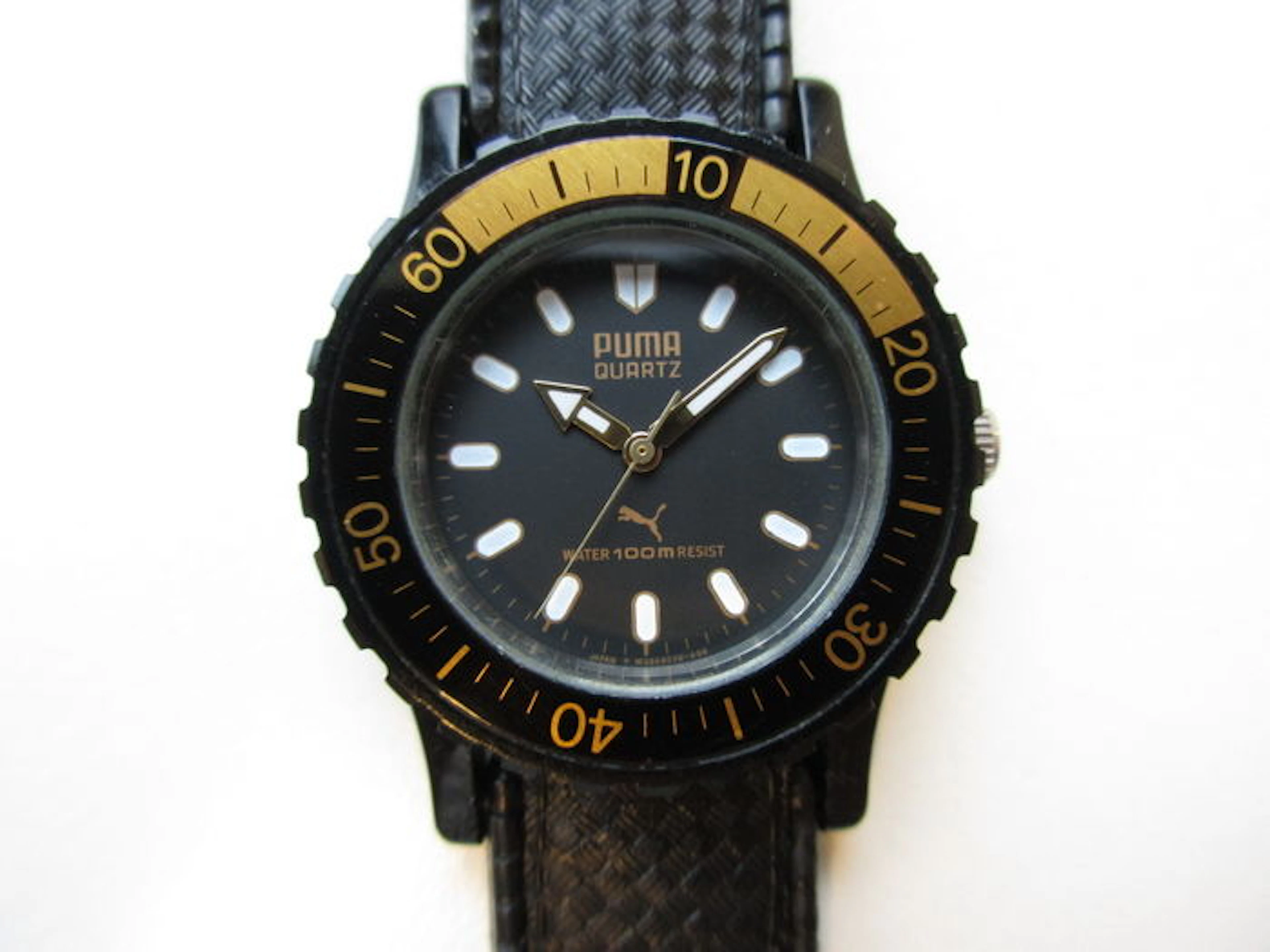 Puma reference W 2530 divers -women's wristwatch with sport bezel - 1980s- never worn