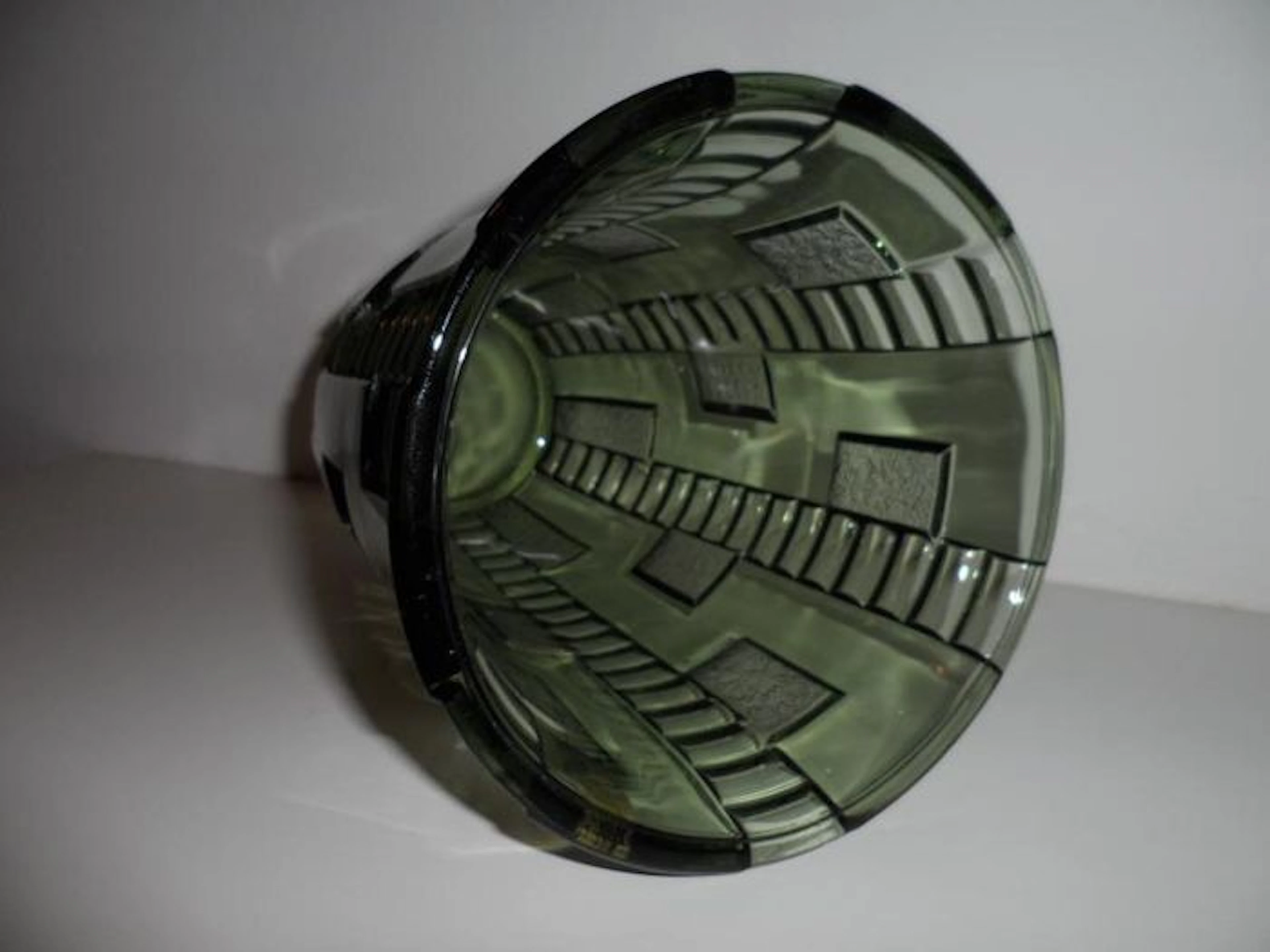 Val Saint Lambert - LUXVAL vase 'Marceau' in the colour green