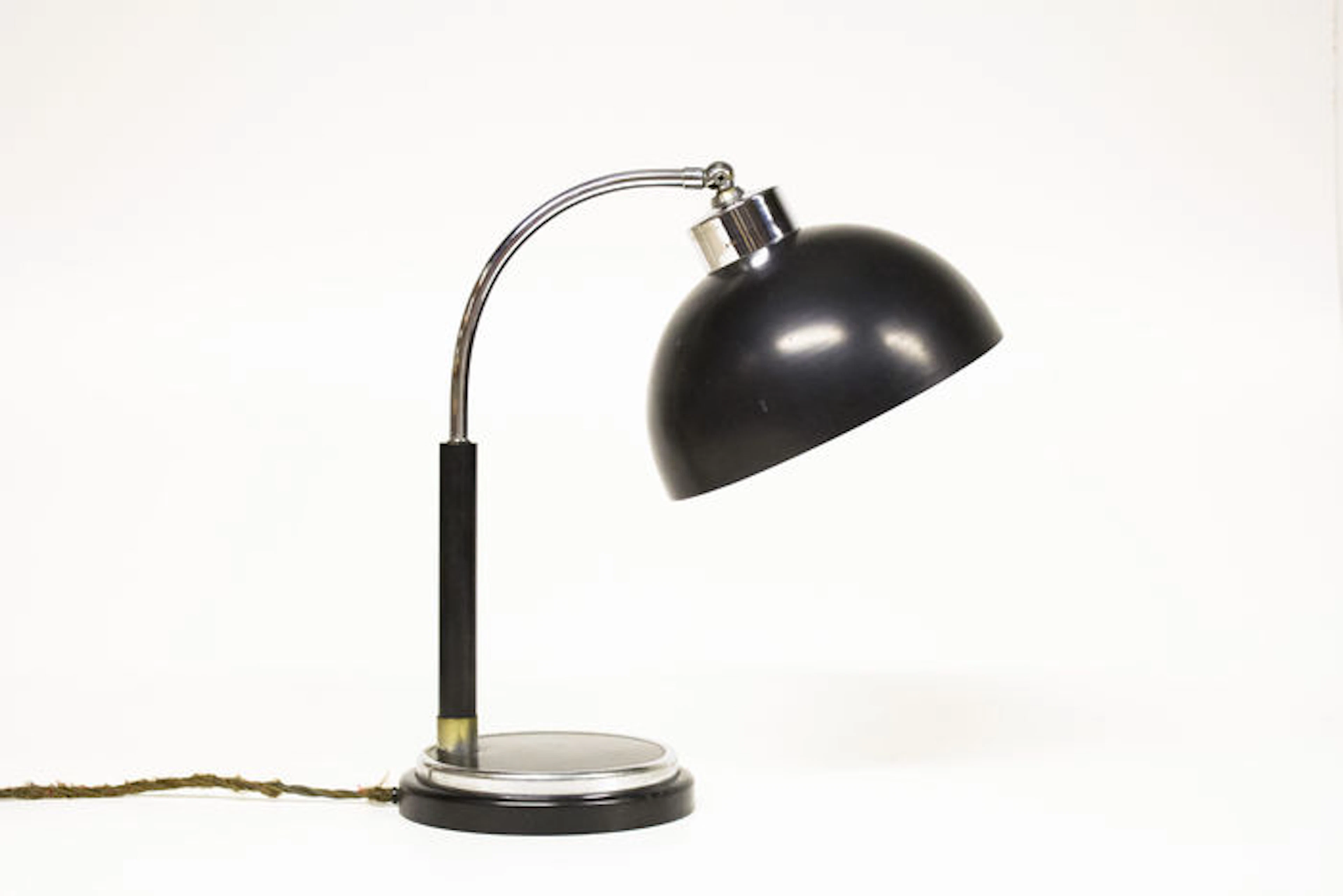Marianne Brandt (Germany 1893-1983) for Bauhaus - Button light desk lamp