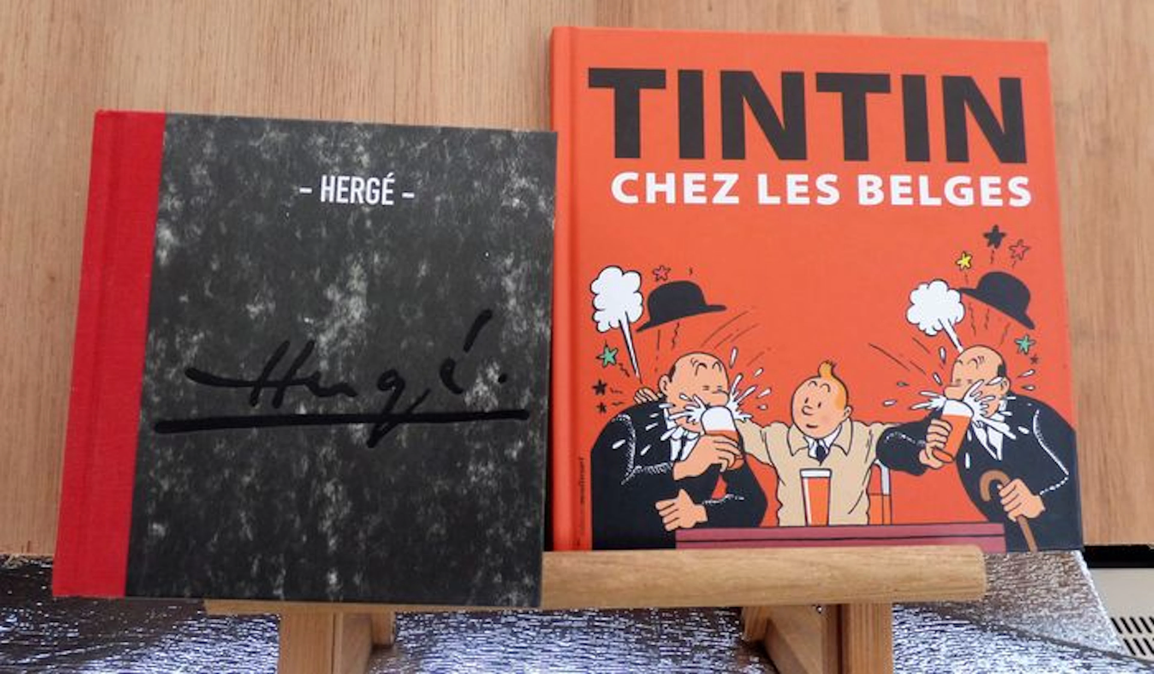 Hergé par Hergé - Catalogue du Musée Georges Pompidou de Beaubourg + Tintin chez les Belges - C - EO (2006/2011)