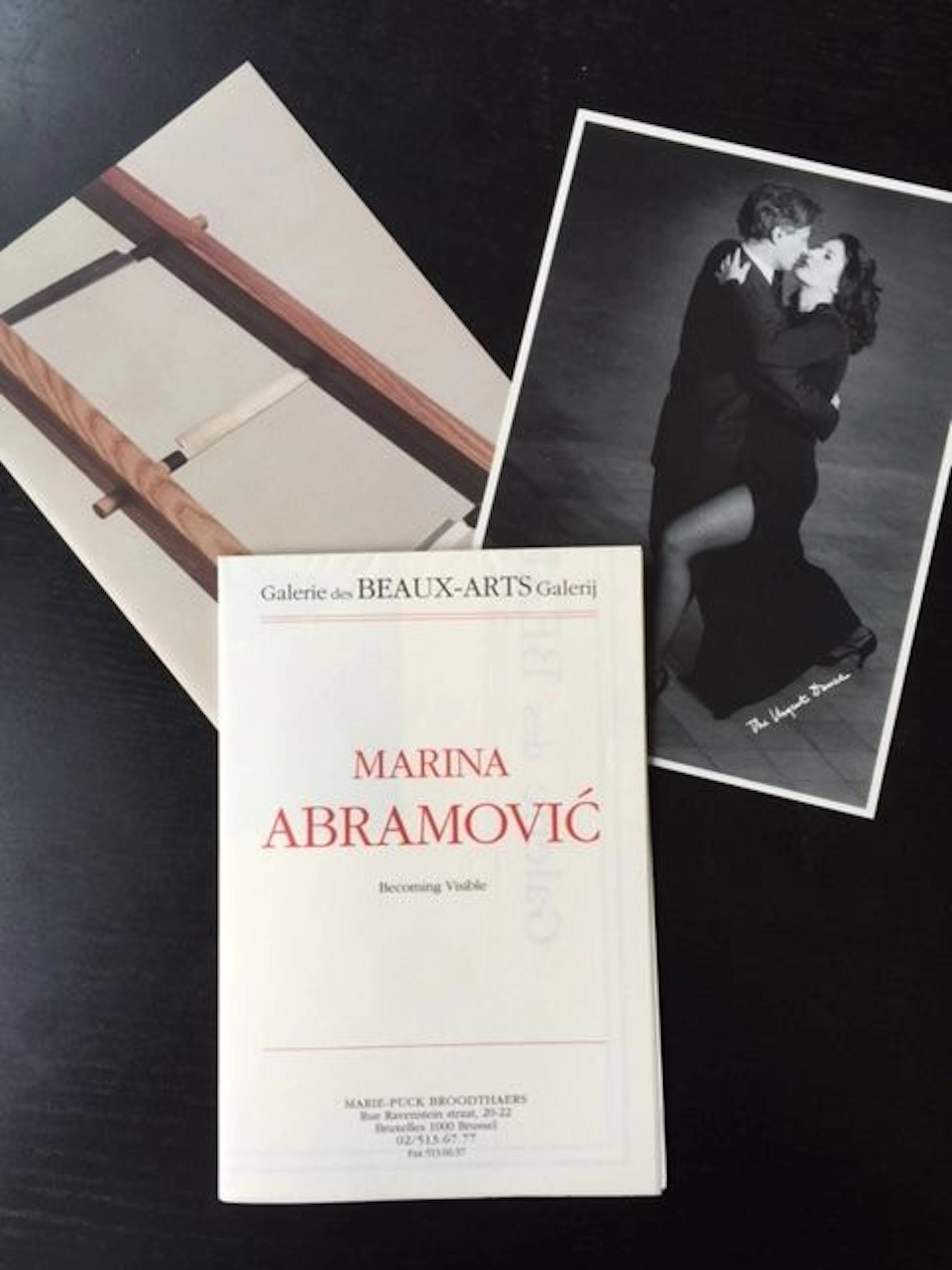 Marina Abramović; Lot with invitations and poster-1992-1996