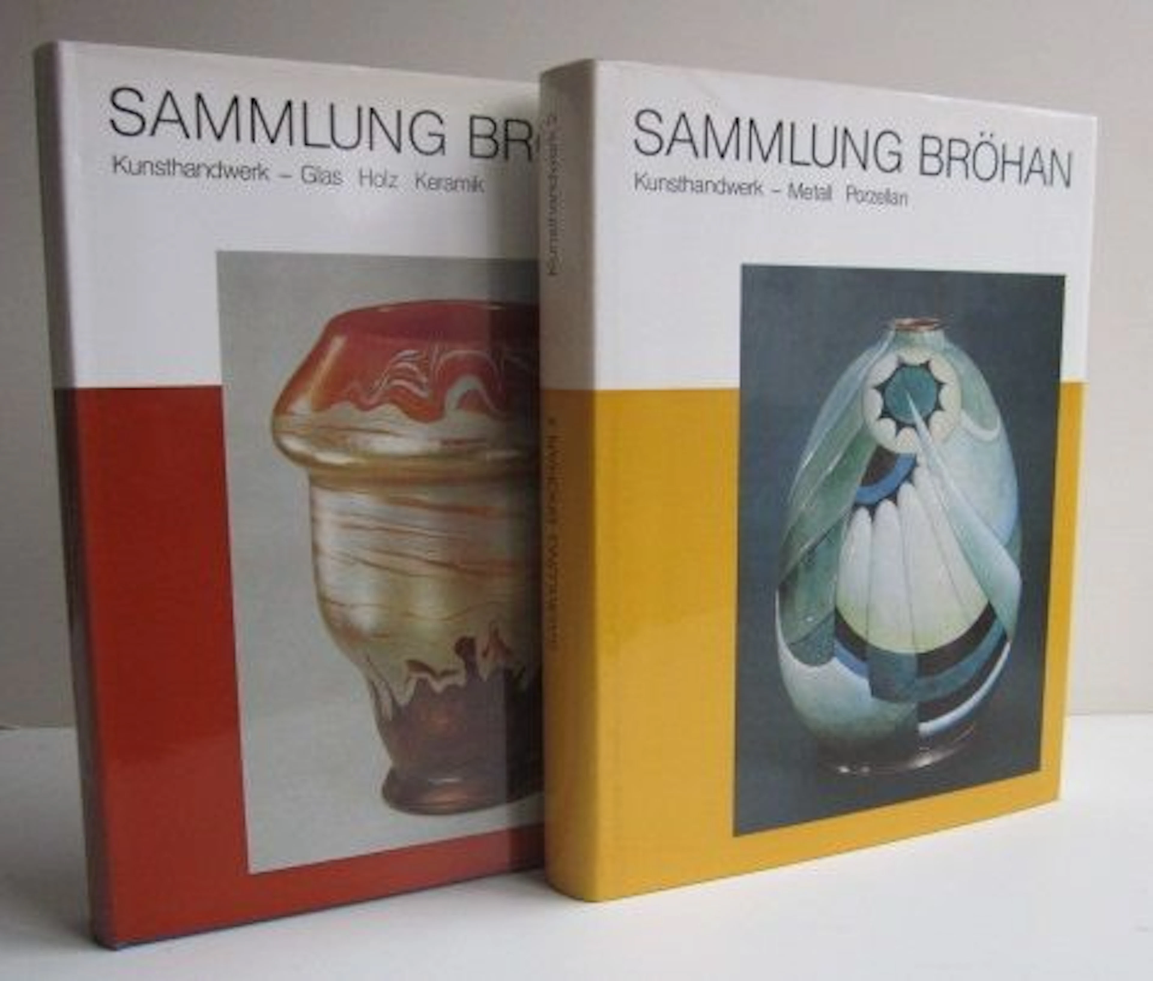 Karl H. Bröhan - Sammlung Bröhan - Kunsthandwerk 1 + 2 (Glas Holz Keramik / Metall Porzellan) - 1976/1977