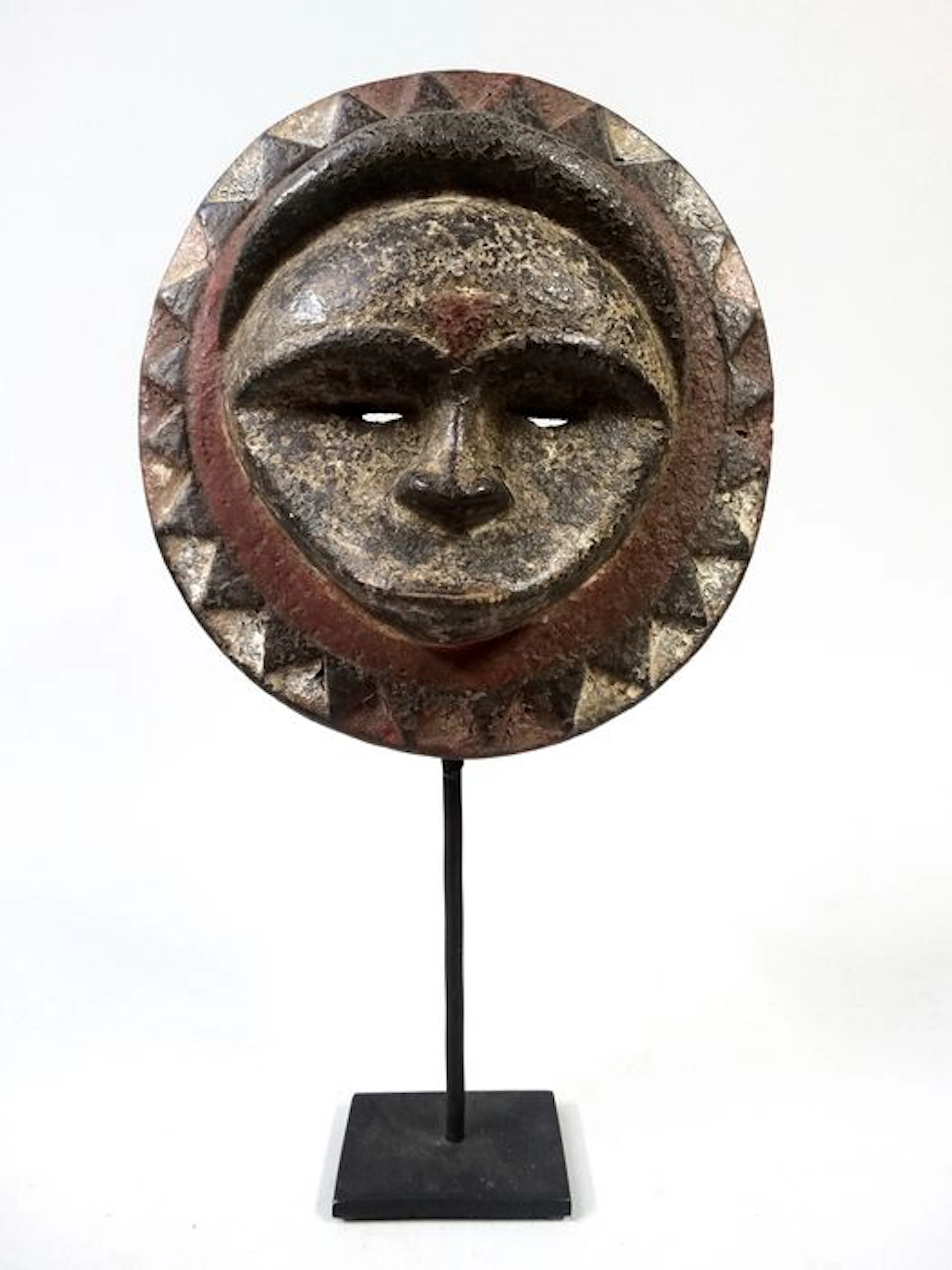 Old African sun mask - EKET- Nigeria