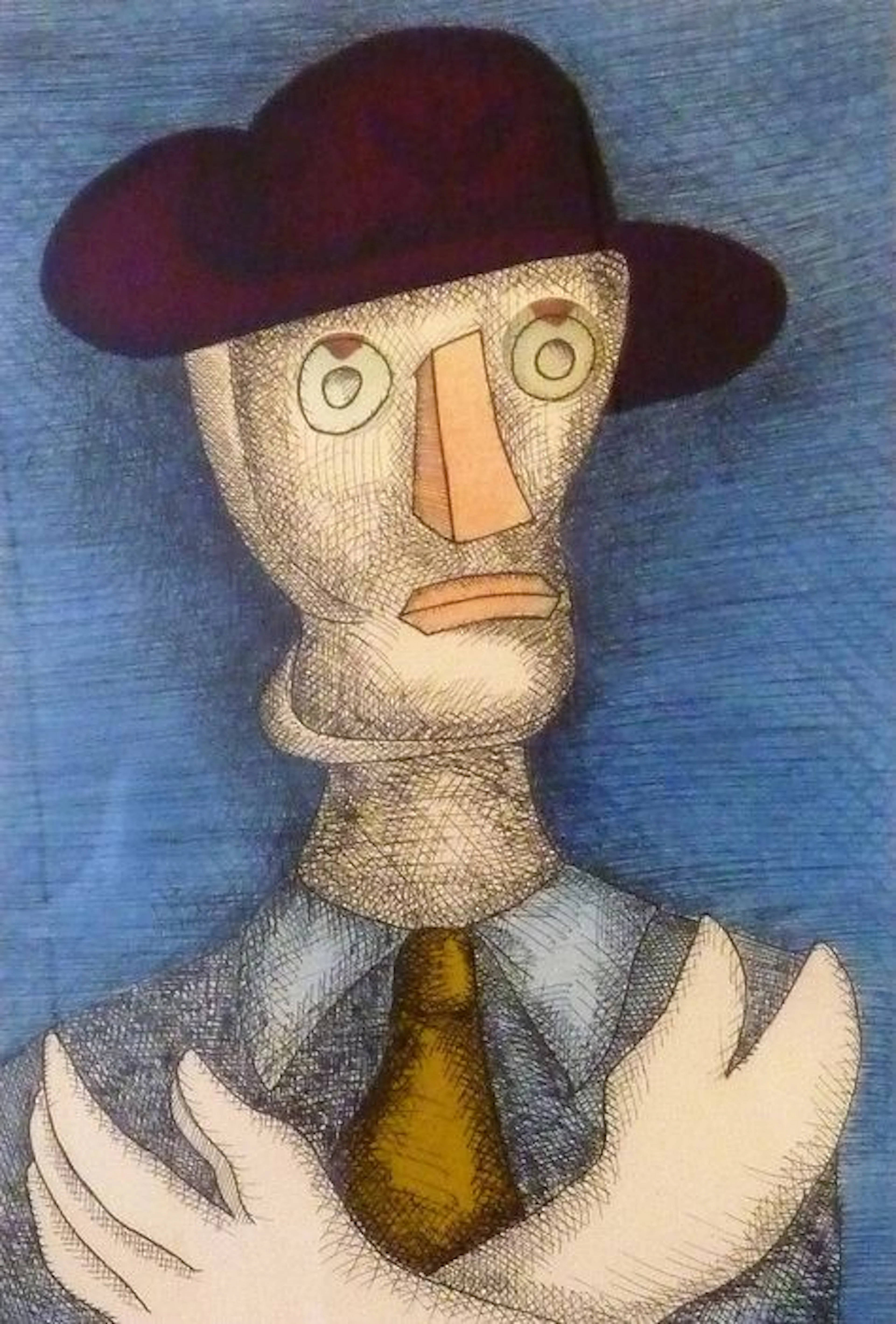 Enrico Baj - Portrait of a Gentleman