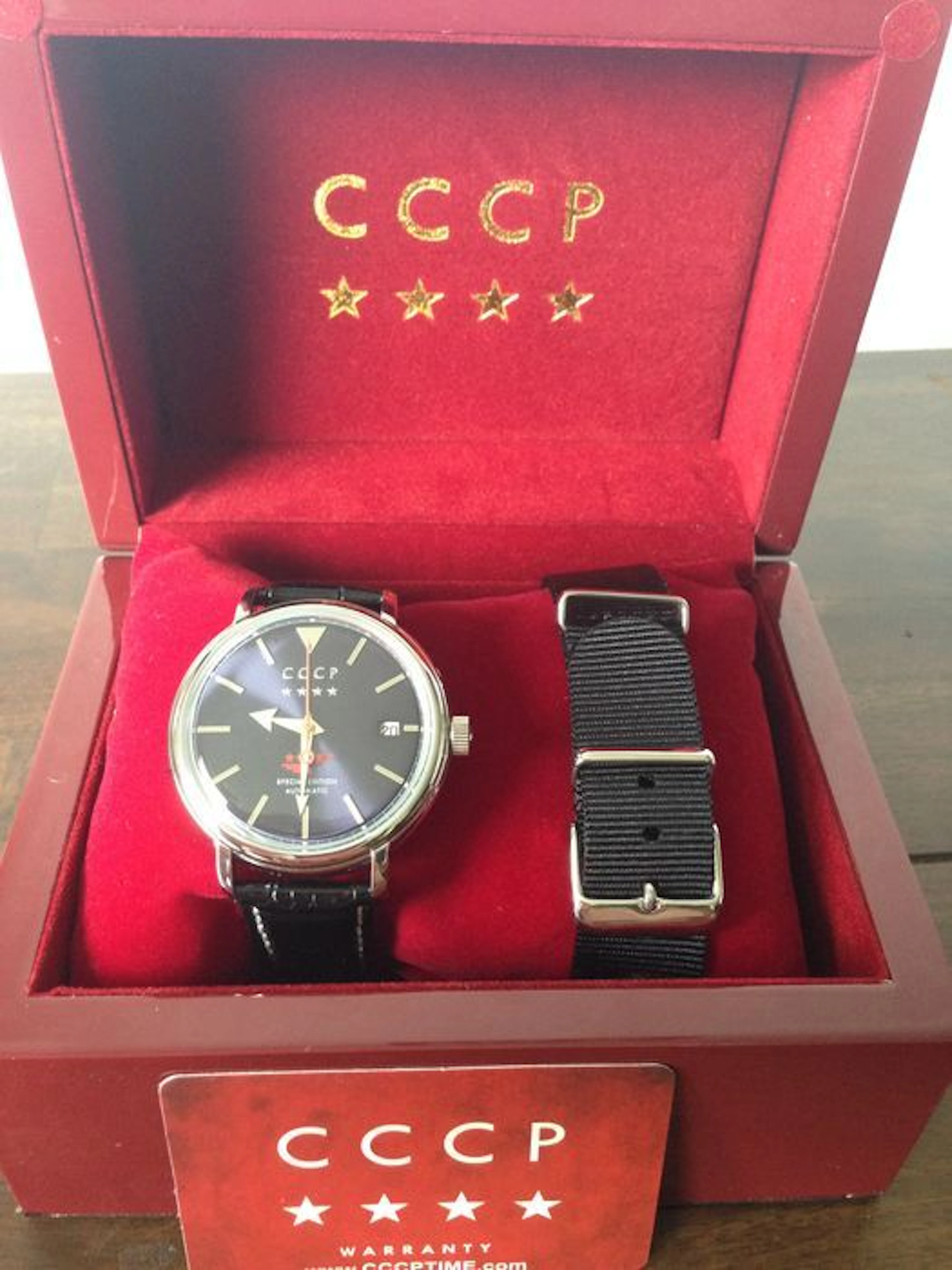 CCCP Heritage Special Edition! Leather + NATO – men's wristwatch, 2016