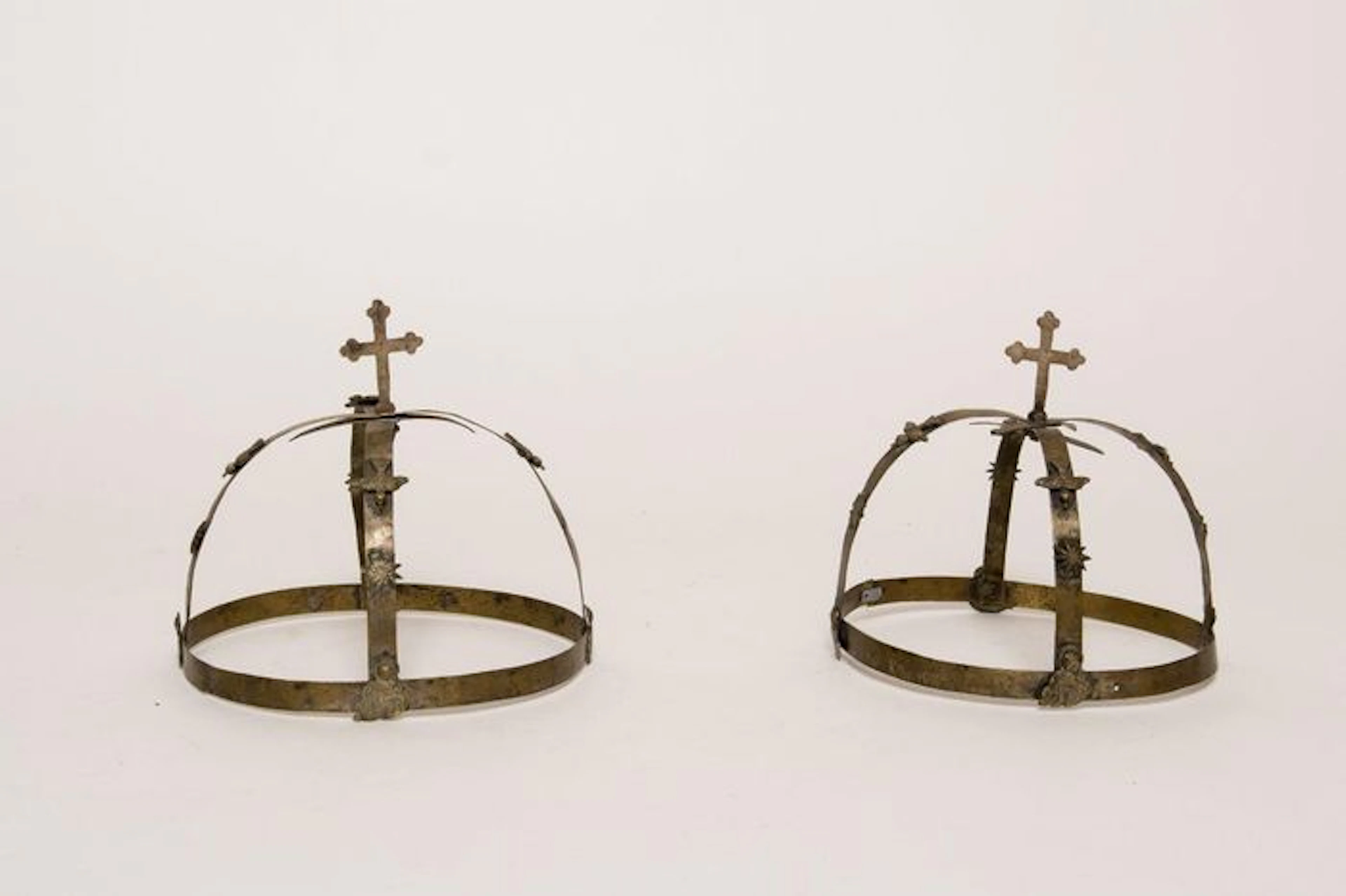 Greek Orthodox wedding crowns, late 19th century